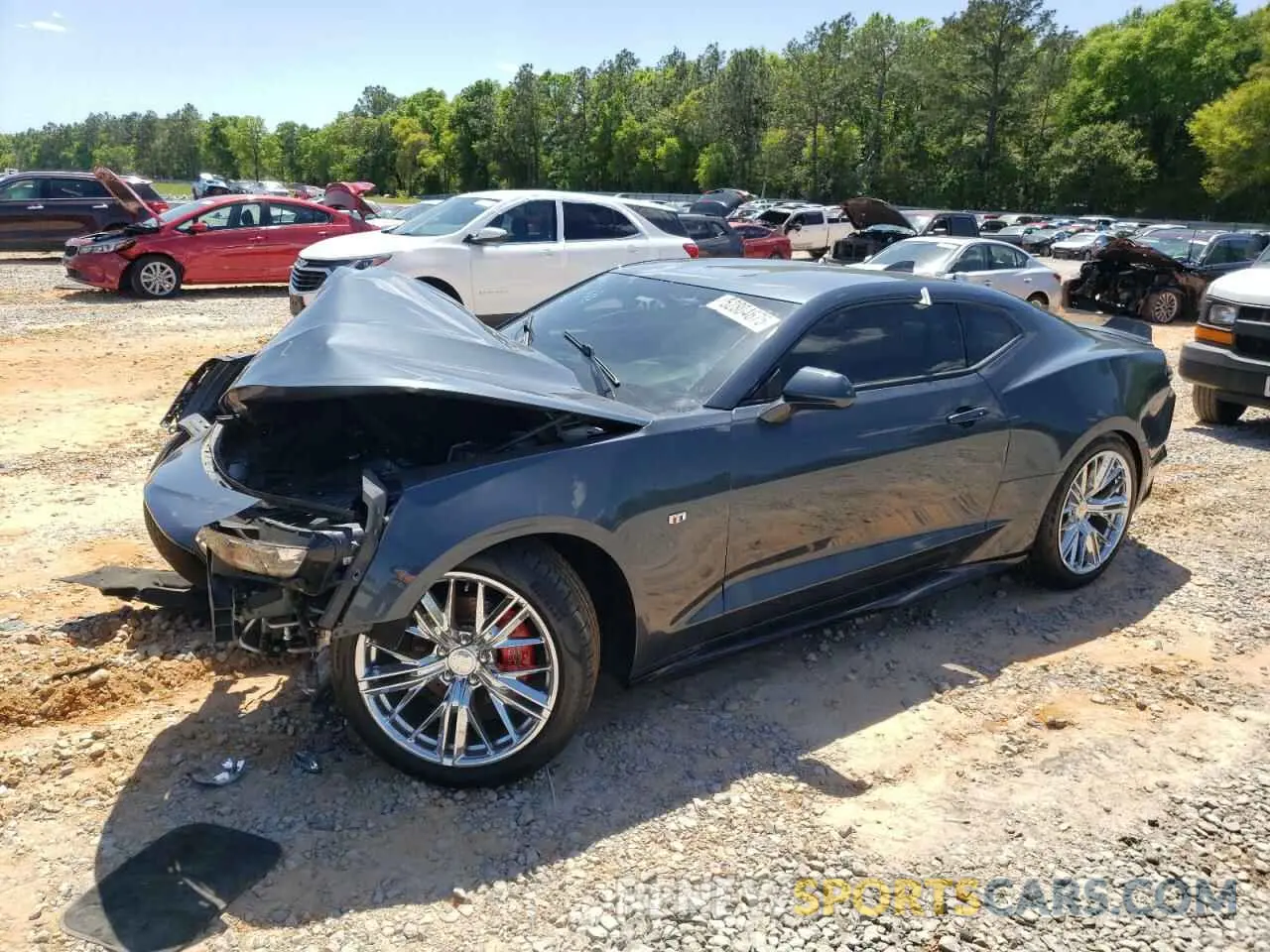 1 Photograph of a damaged car 1G1FD1RS9K0111621 CHEVROLET CAMARO 2019