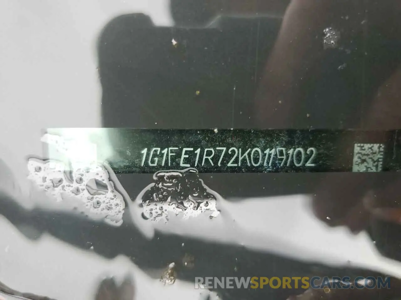 12 Photograph of a damaged car 1G1FE1R72K0119102 CHEVROLET CAMARO 2019