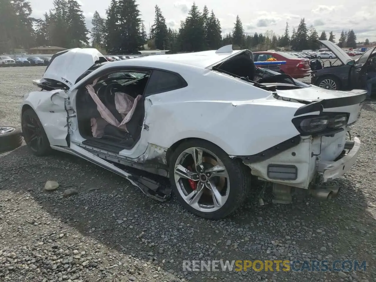 2 Photograph of a damaged car 1G1FE1R72K0121190 CHEVROLET CAMARO 2019