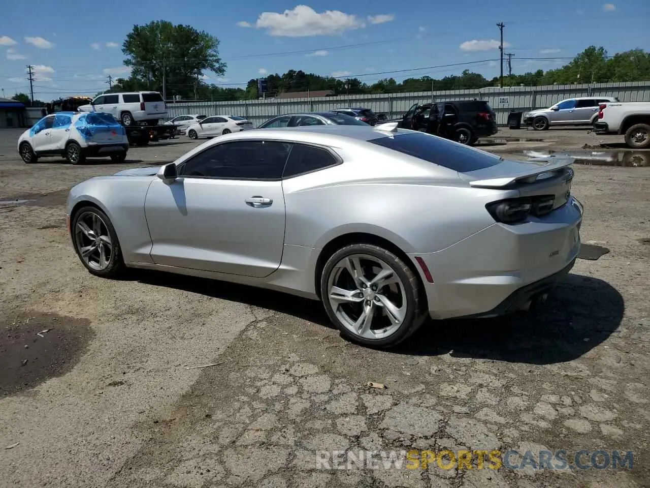 2 Photograph of a damaged car 1G1FE1R73K0154988 CHEVROLET CAMARO 2019