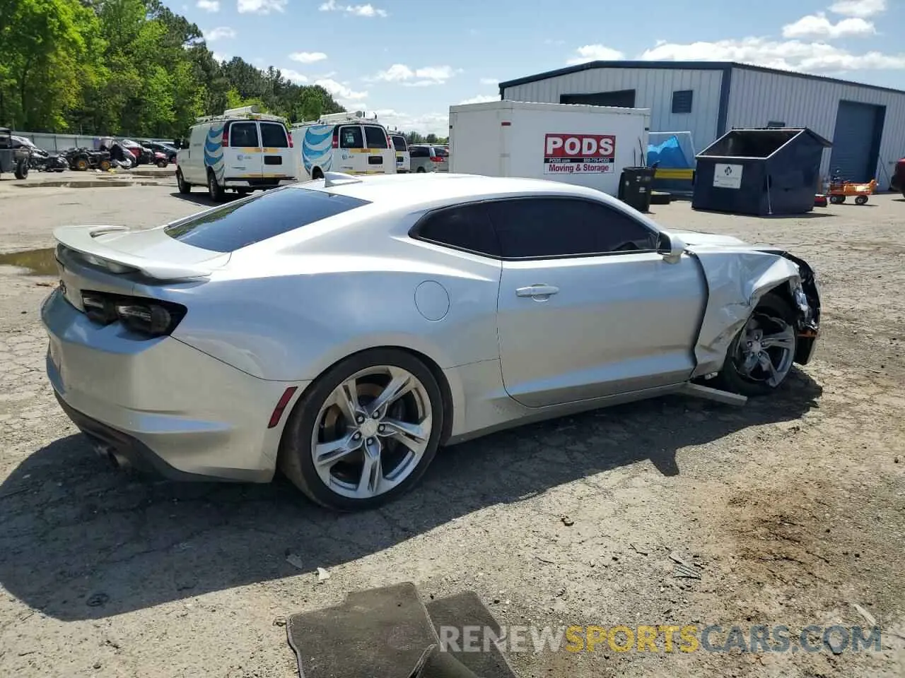 3 Photograph of a damaged car 1G1FE1R73K0154988 CHEVROLET CAMARO 2019