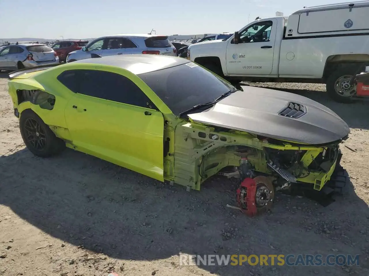 4 Photograph of a damaged car 1G1FE1R76K0142219 CHEVROLET CAMARO 2019
