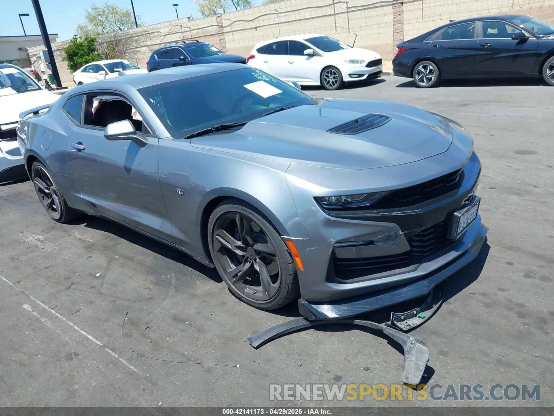 1 Photograph of a damaged car 1G1FF1R72K0115063 CHEVROLET CAMARO 2019