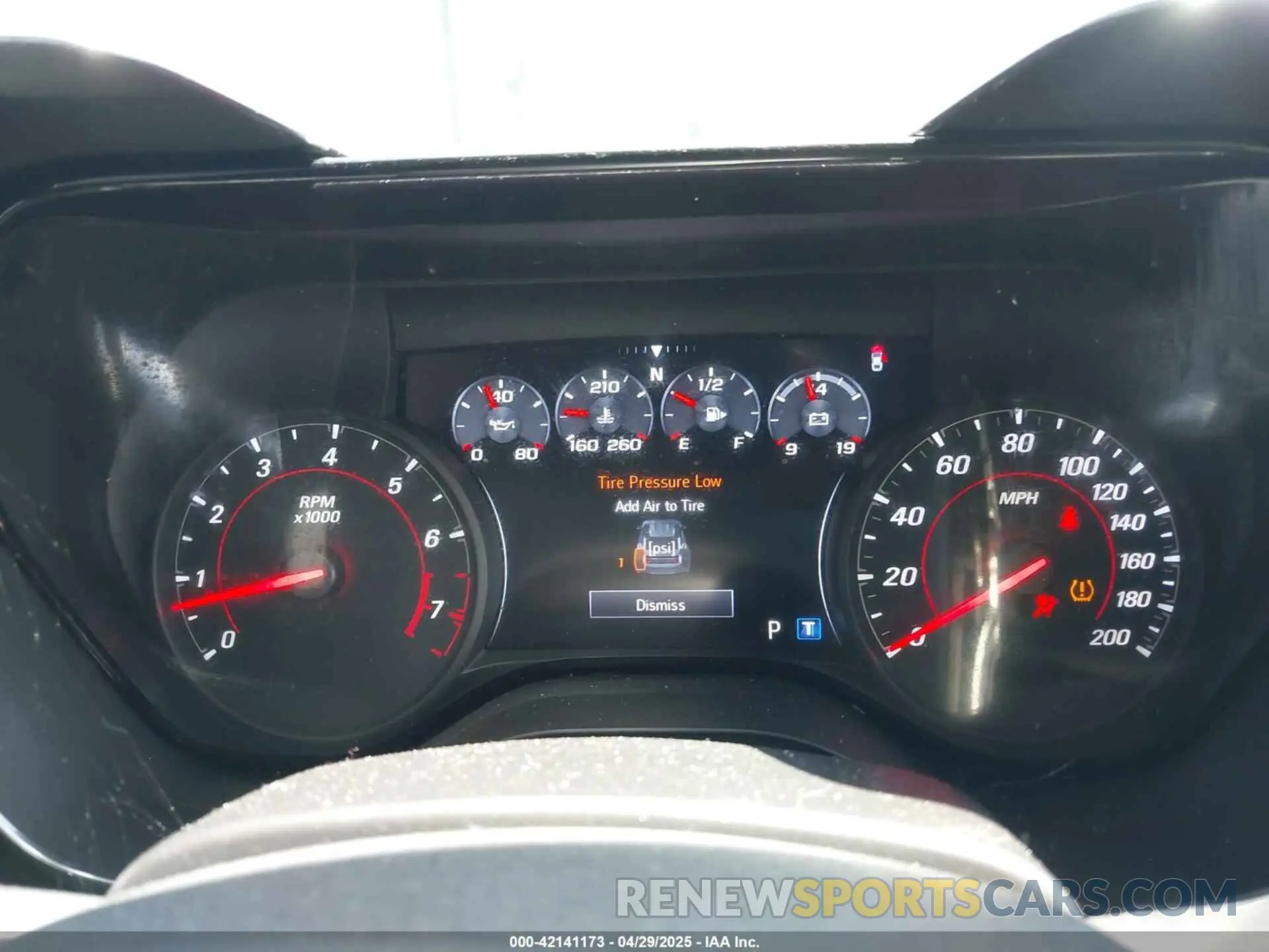 7 Photograph of a damaged car 1G1FF1R72K0115063 CHEVROLET CAMARO 2019