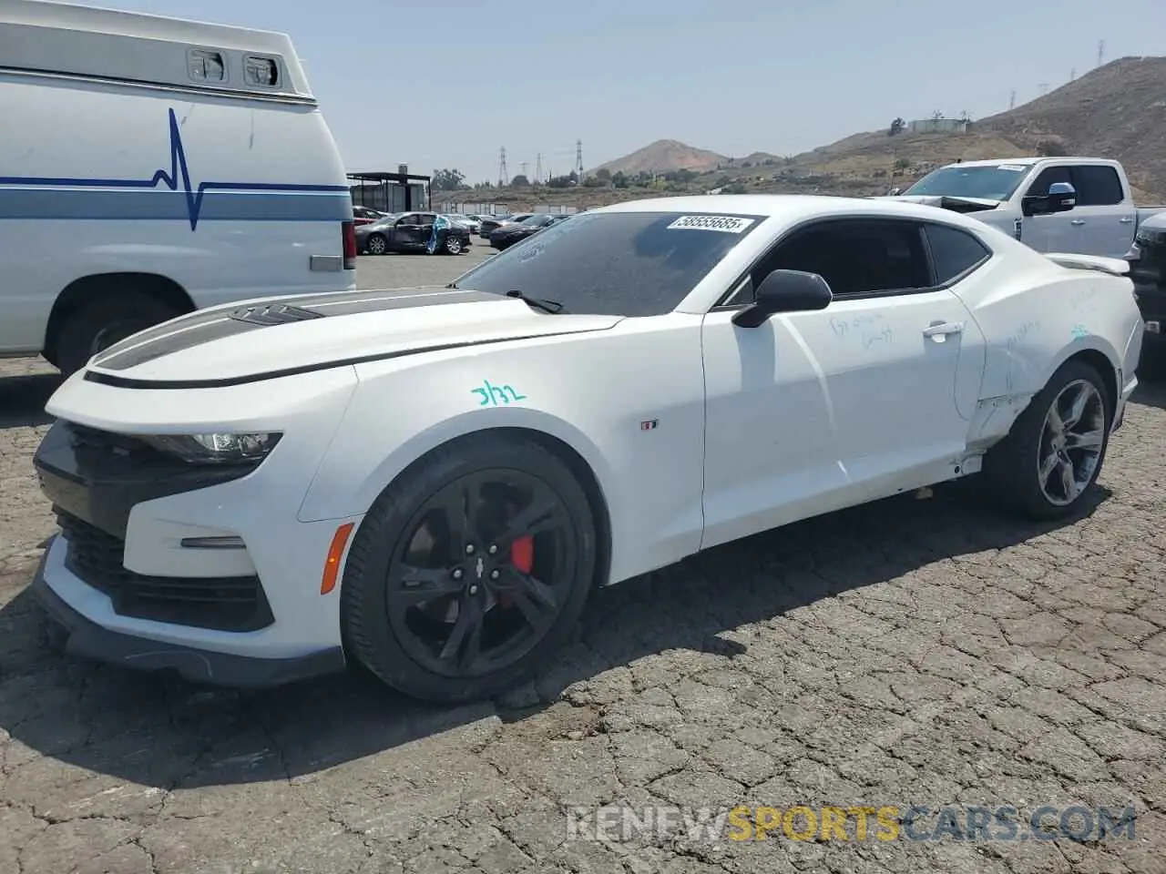 1 Photograph of a damaged car 1G1FF1R73K0148704 CHEVROLET CAMARO 2019