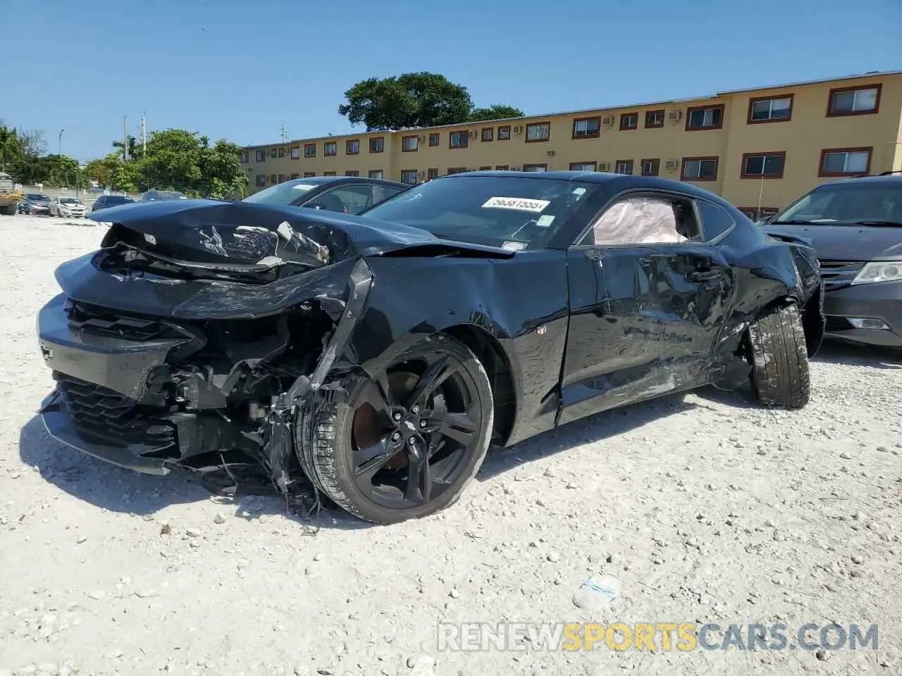 1 Photograph of a damaged car 1G1FF1R75K0148171 CHEVROLET CAMARO 2019
