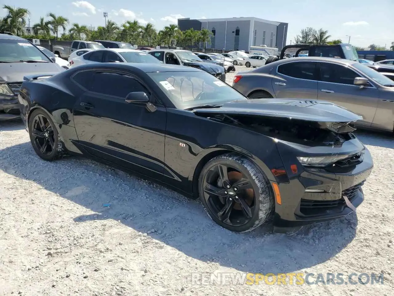 4 Photograph of a damaged car 1G1FF1R75K0148171 CHEVROLET CAMARO 2019