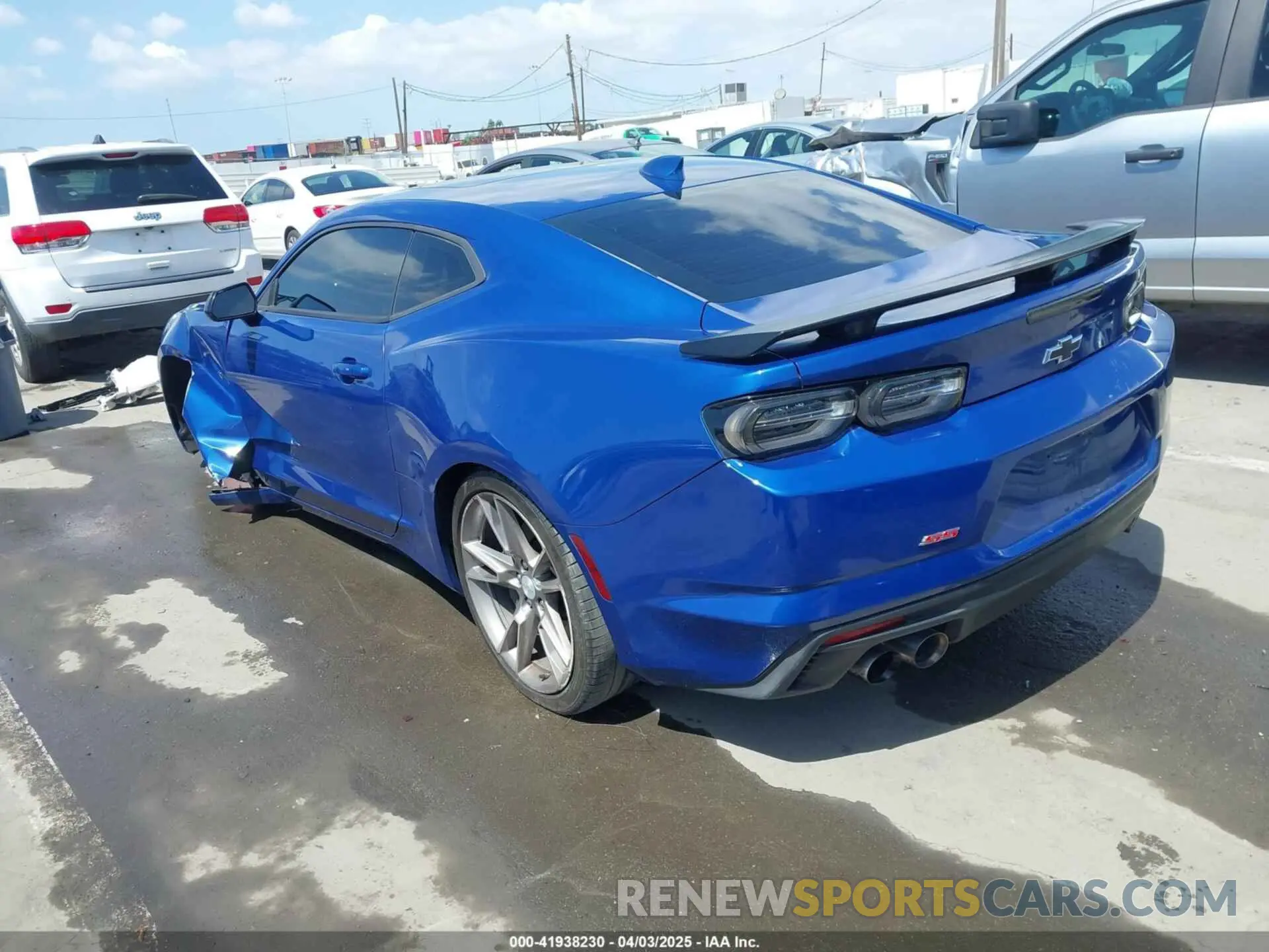 3 Photograph of a damaged car 1G1FF1R76K0153718 CHEVROLET CAMARO 2019