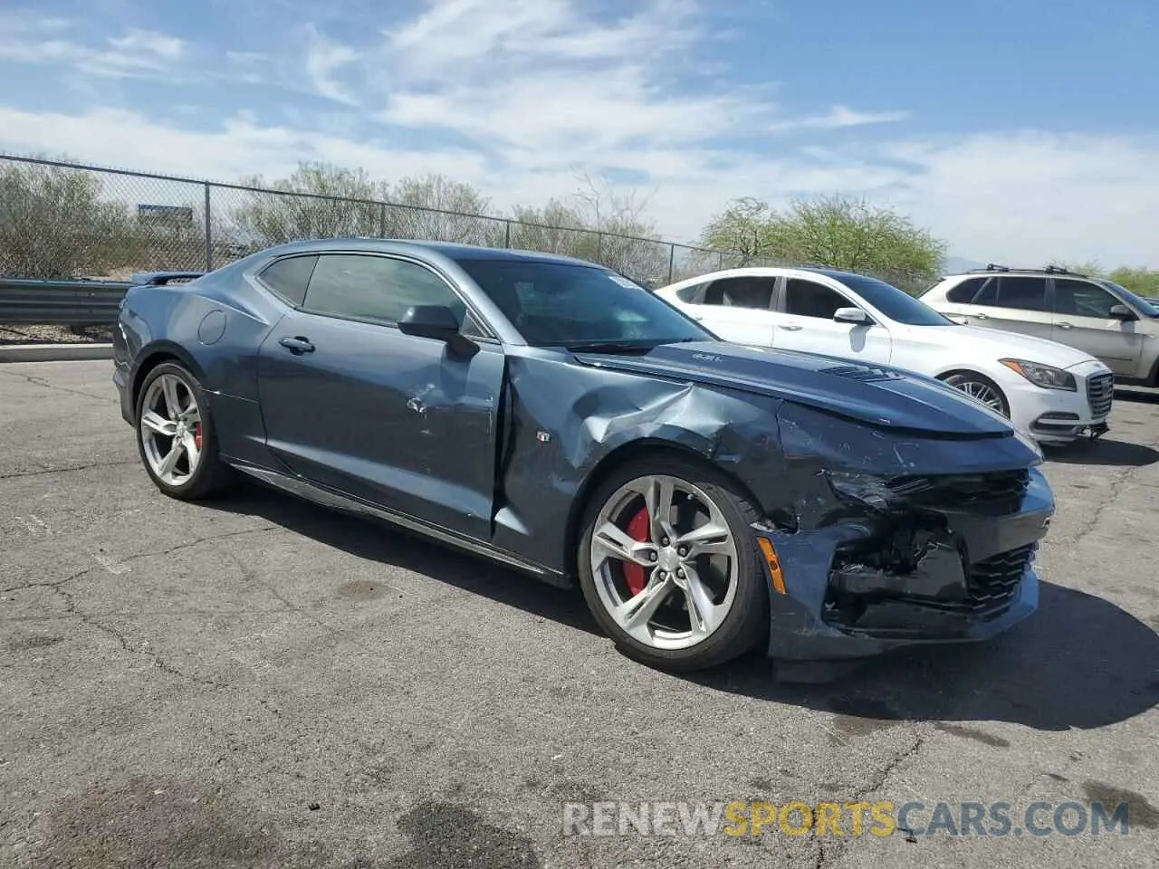4 Photograph of a damaged car 1G1FF1R7XK0130491 CHEVROLET CAMARO 2019