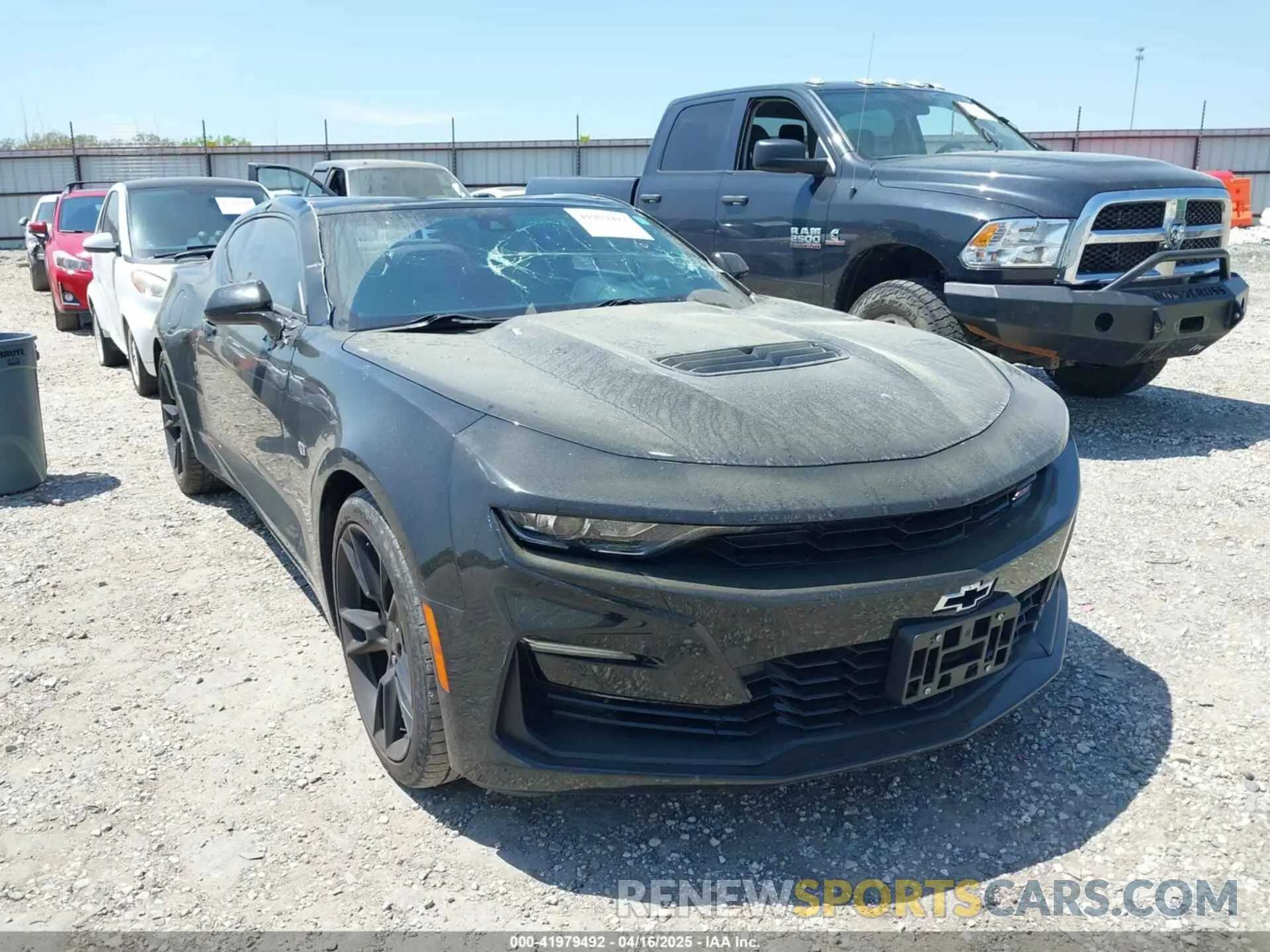 1 Photograph of a damaged car 1G1FG1R75K0122280 CHEVROLET CAMARO 2019