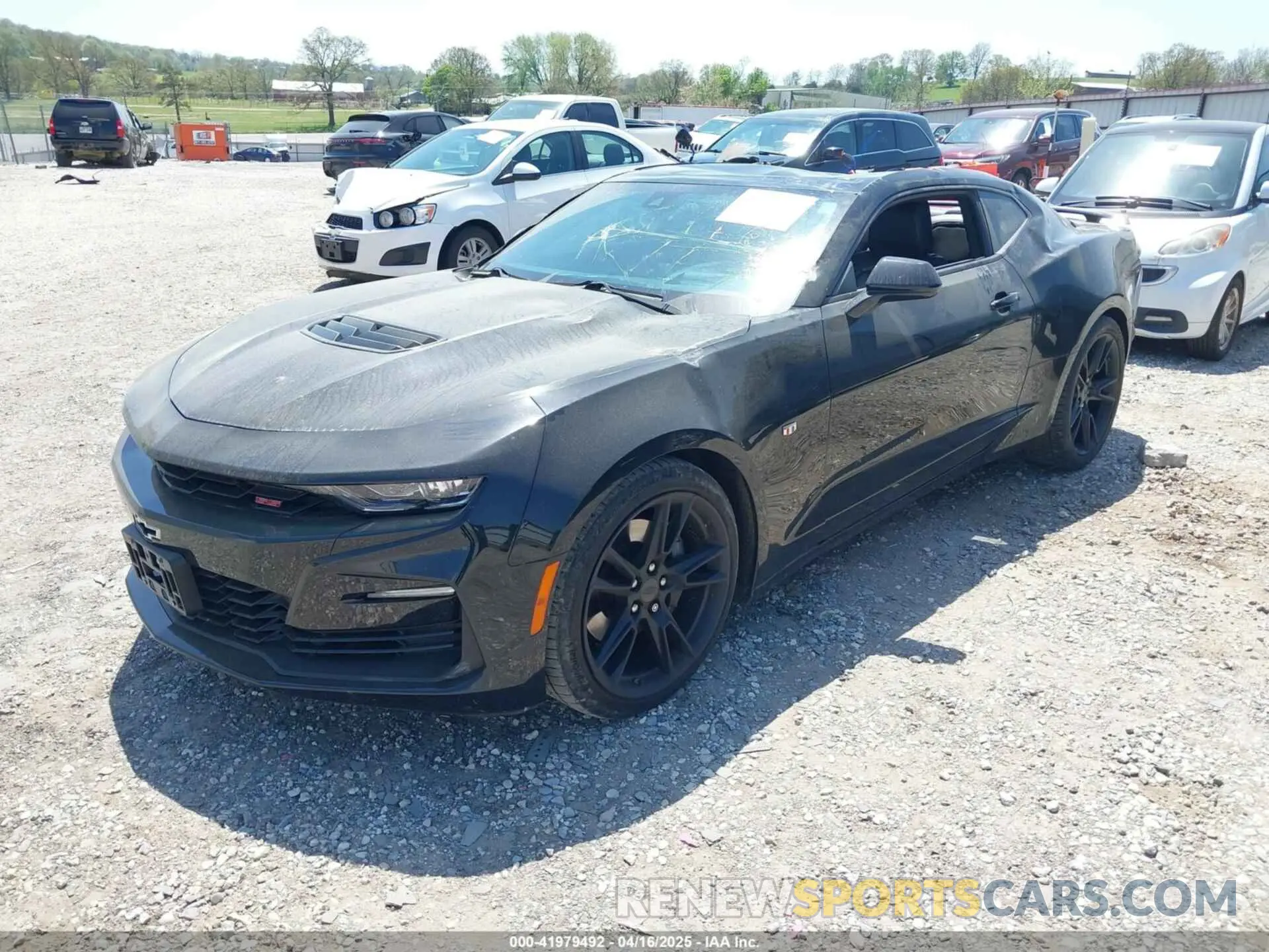 2 Photograph of a damaged car 1G1FG1R75K0122280 CHEVROLET CAMARO 2019