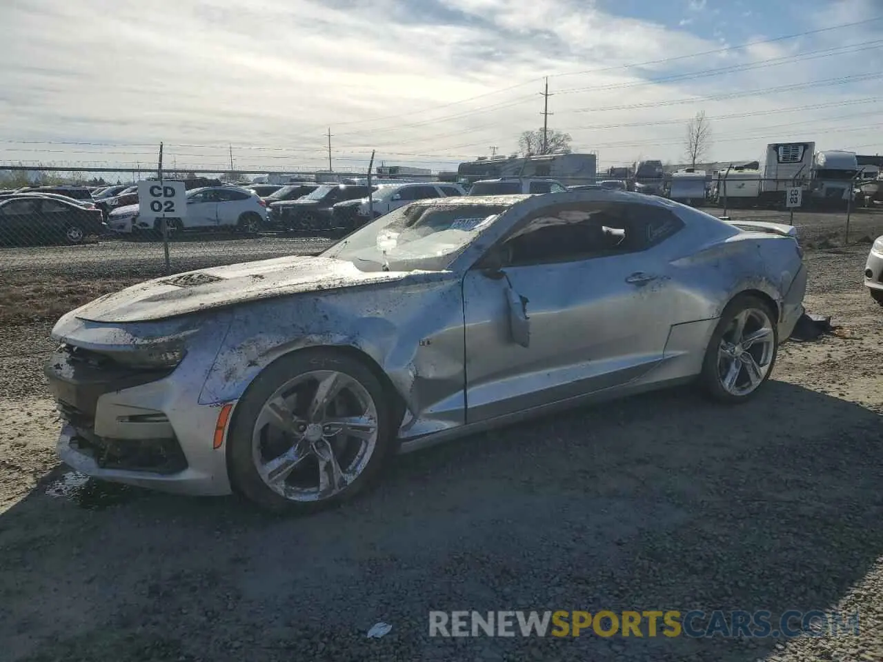 1 Photograph of a damaged car 1G1FG1R78K0125772 CHEVROLET CAMARO 2019