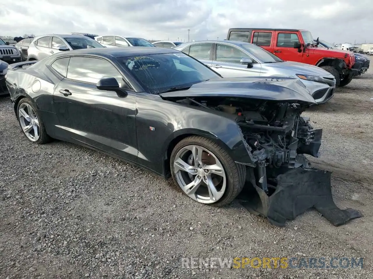 4 Photograph of a damaged car 1G1FH1R71K0109572 CHEVROLET CAMARO 2019