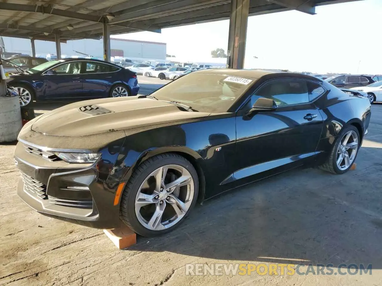 1 Photograph of a damaged car 1G1FH1R72K0106860 CHEVROLET CAMARO 2019