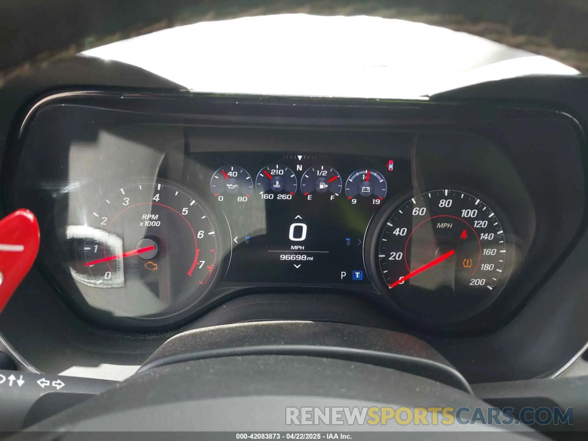 7 Photograph of a damaged car 1G1FH1R72K0132696 CHEVROLET CAMARO 2019