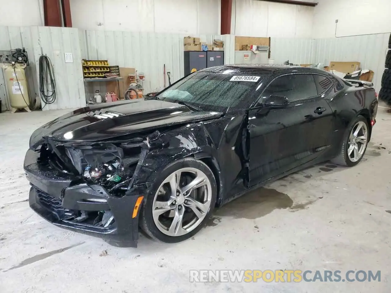 1 Photograph of a damaged car 1G1FH1R76K0129350 CHEVROLET CAMARO 2019