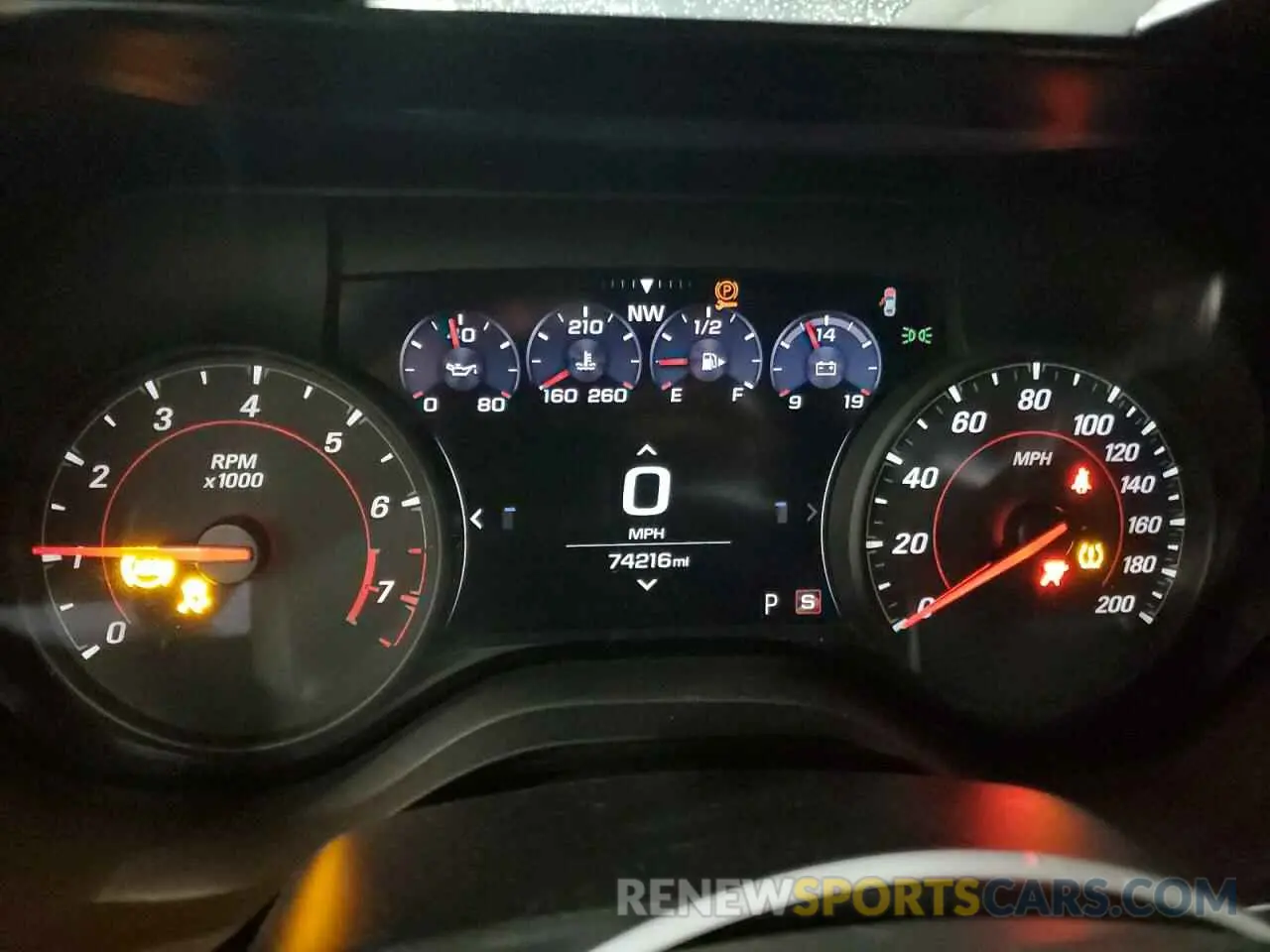 9 Photograph of a damaged car 1G1FH1R76K0129350 CHEVROLET CAMARO 2019