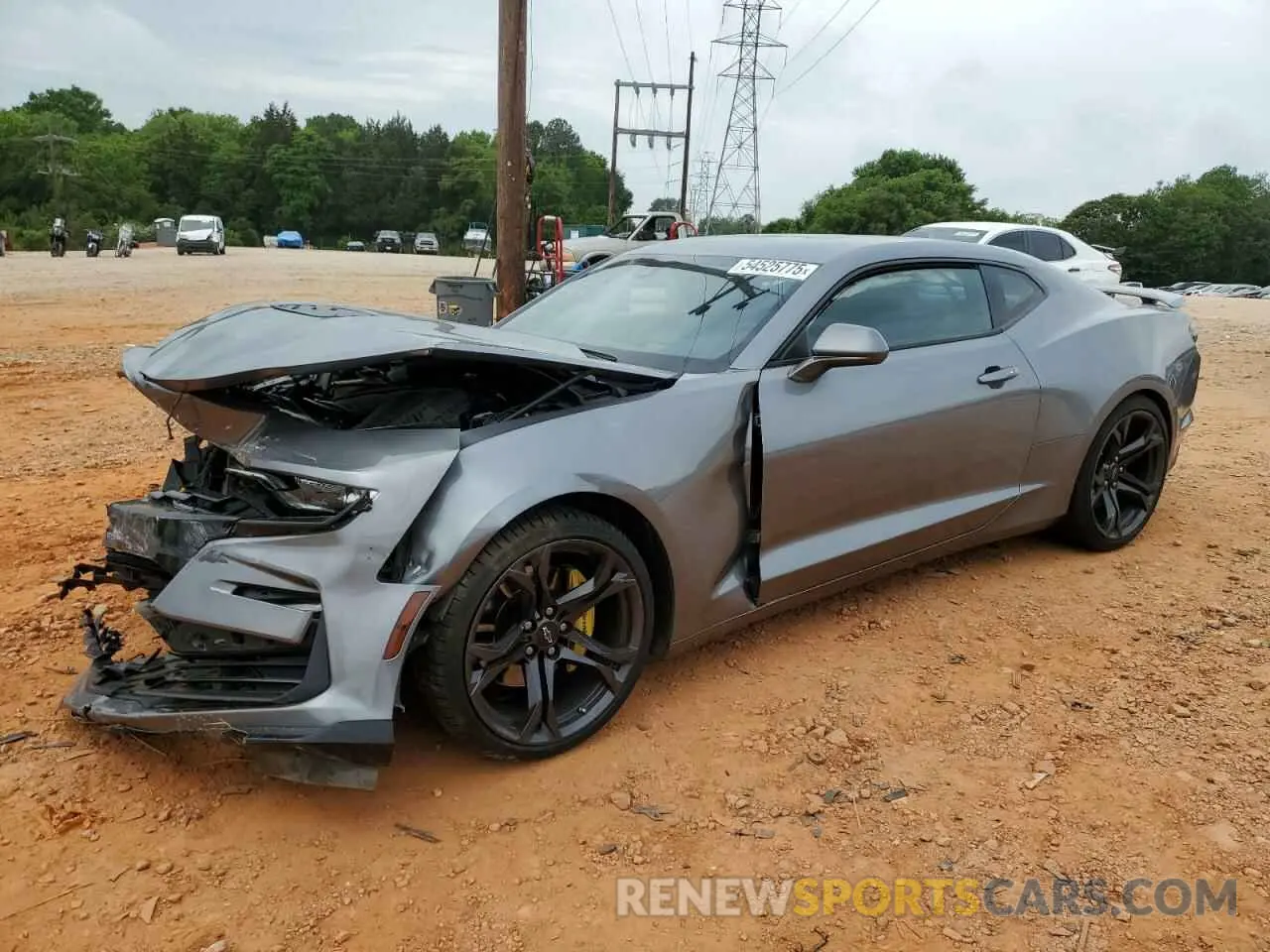 1 Photograph of a damaged car 1G1FH1R76K0136038 CHEVROLET CAMARO 2019
