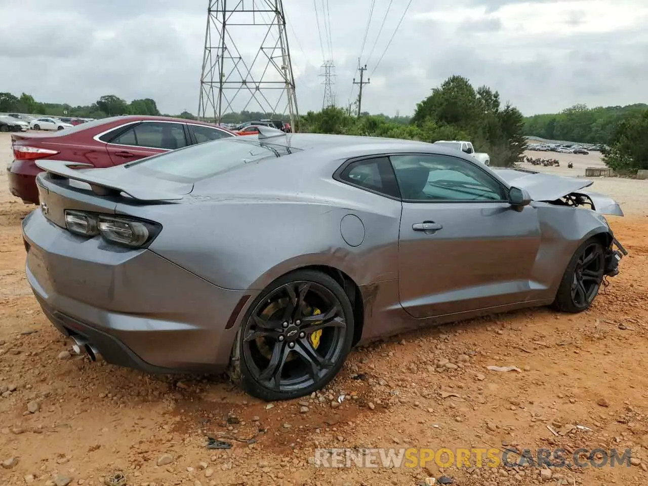 3 Photograph of a damaged car 1G1FH1R76K0136038 CHEVROLET CAMARO 2019