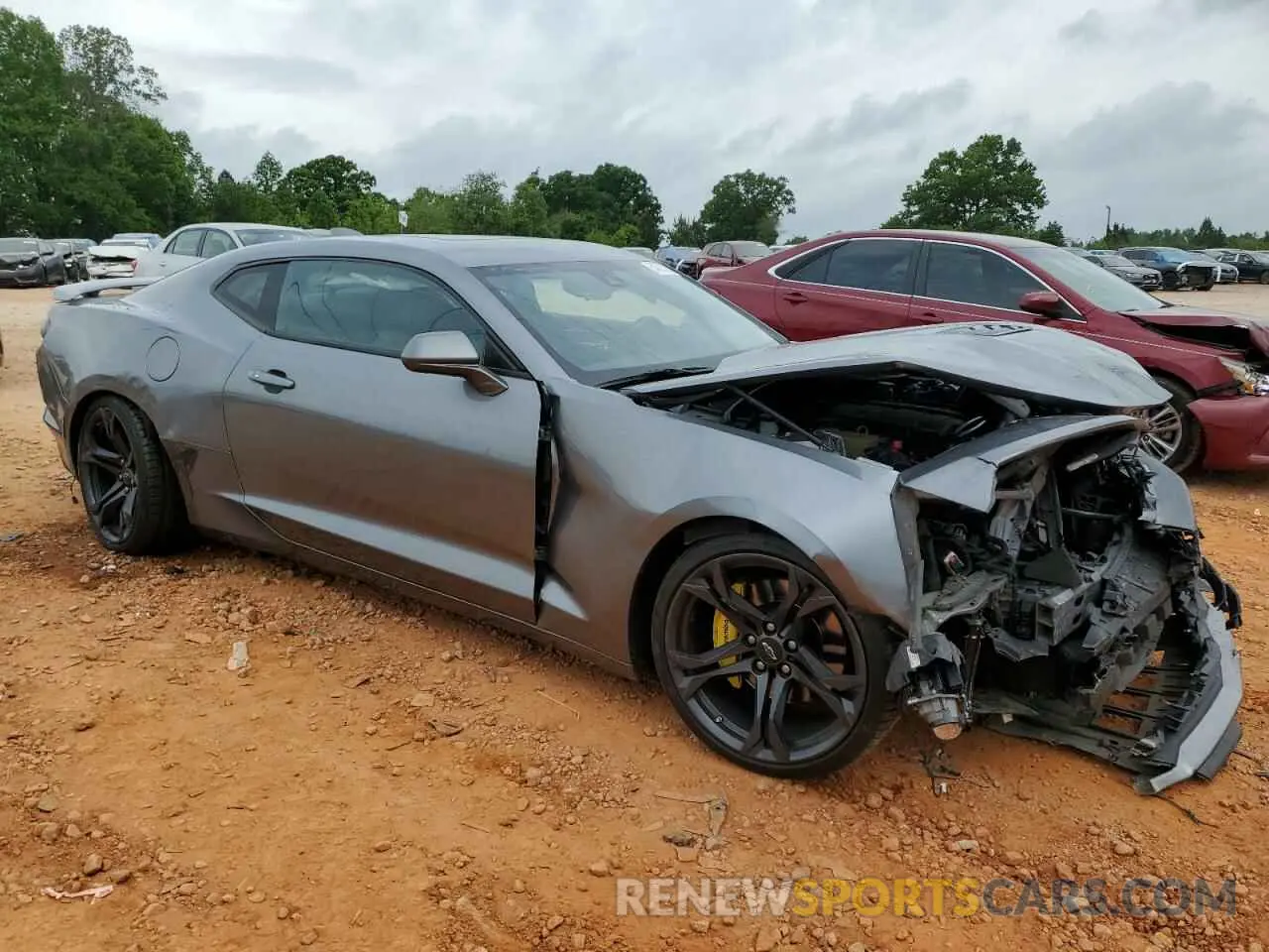 4 Photograph of a damaged car 1G1FH1R76K0136038 CHEVROLET CAMARO 2019
