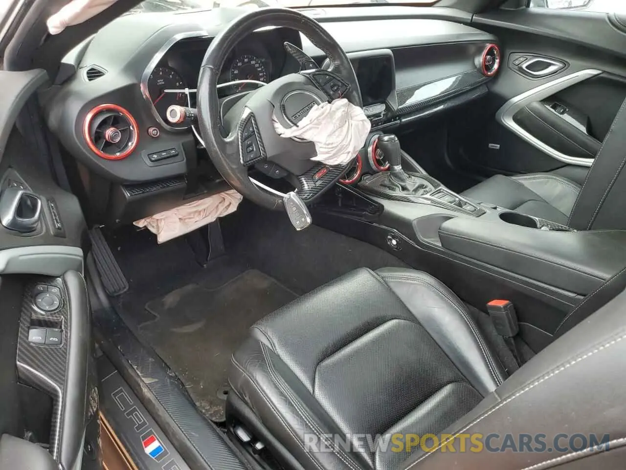 8 Photograph of a damaged car 1G1FH1R76K0136038 CHEVROLET CAMARO 2019