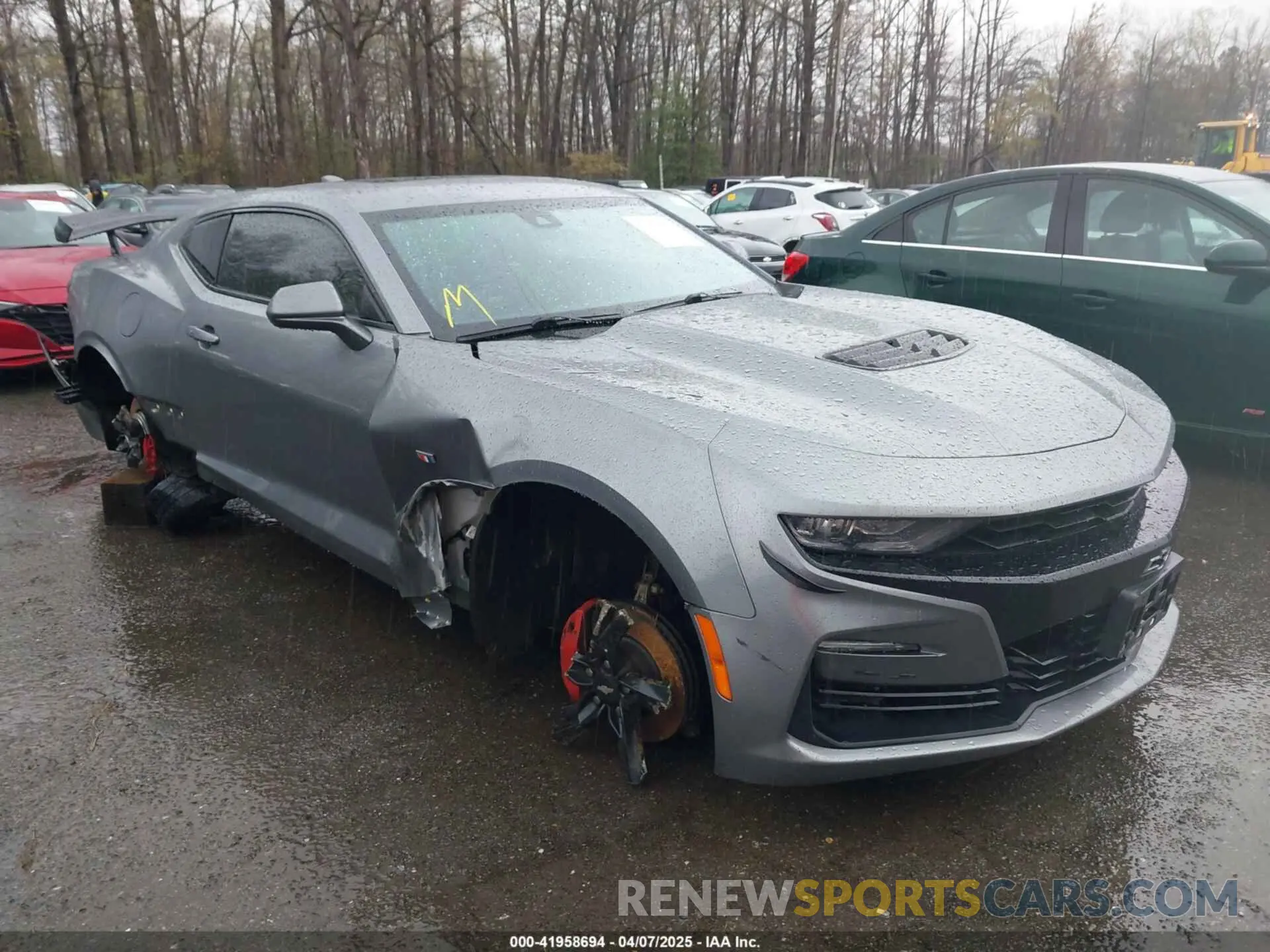 1 Photograph of a damaged car 1G1FH1R79K0133313 CHEVROLET CAMARO 2019