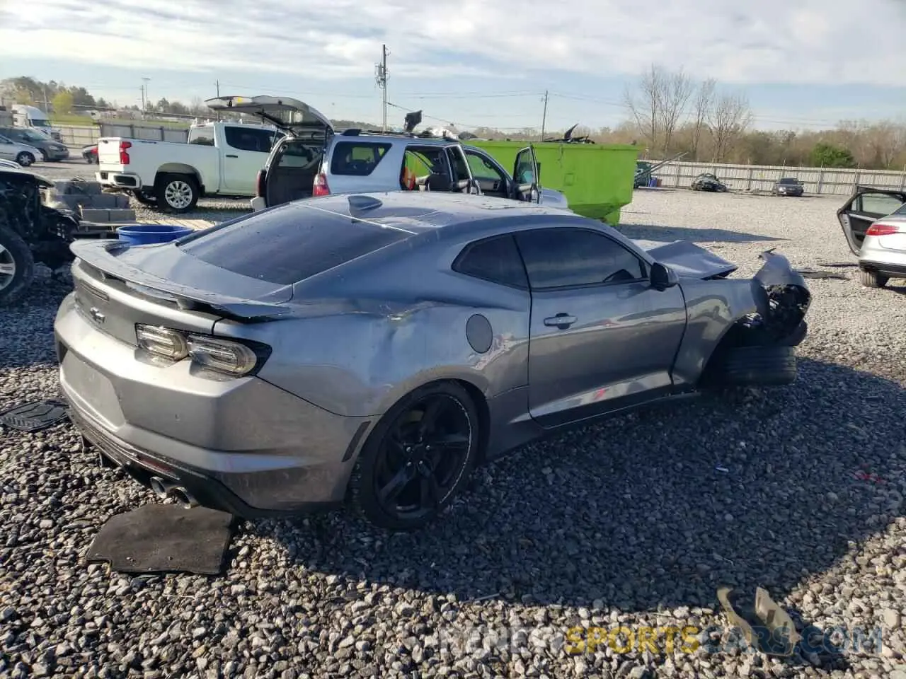 3 Photograph of a damaged car 1G1FH1R7XK0136575 CHEVROLET CAMARO 2019