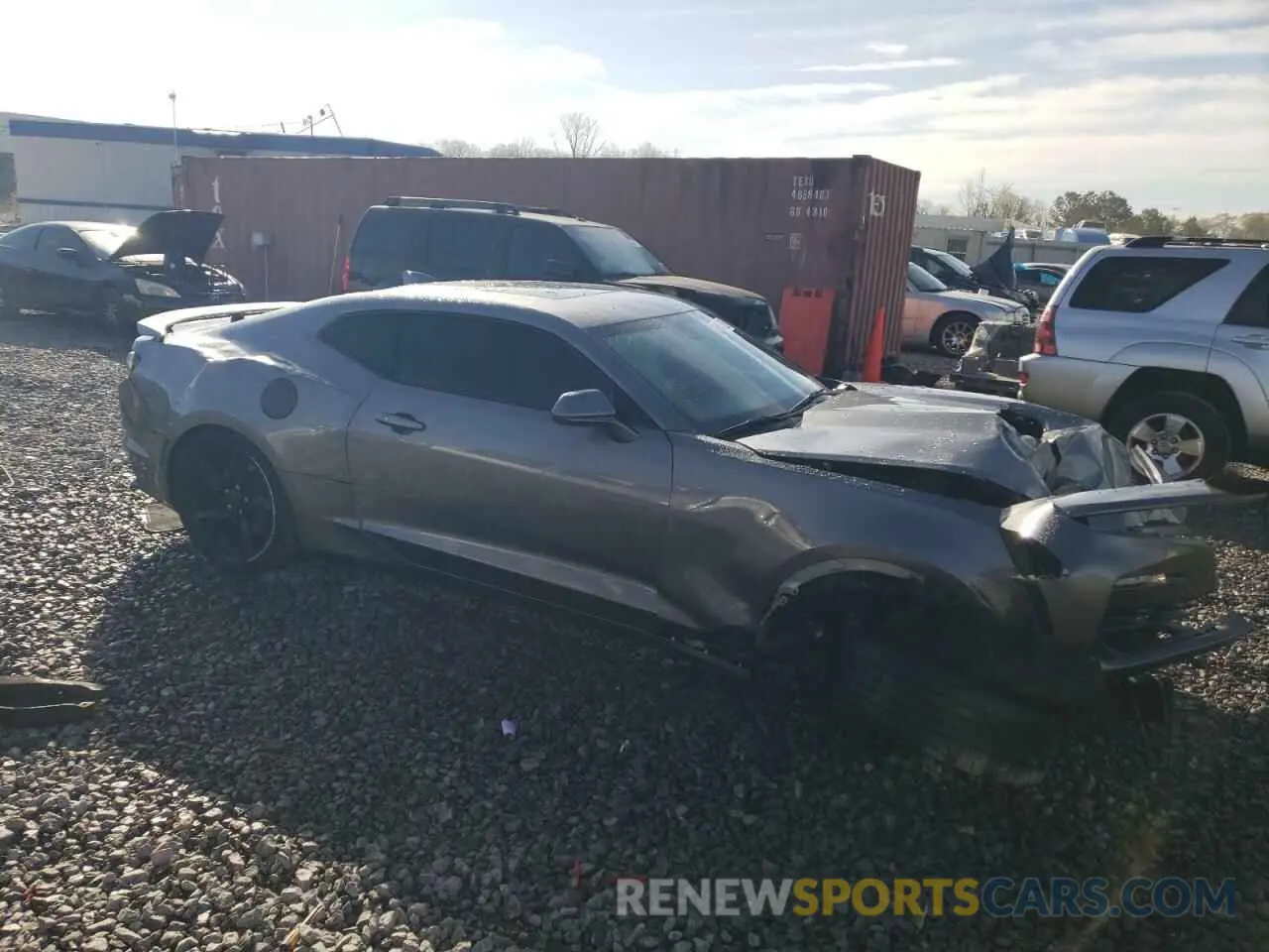 4 Photograph of a damaged car 1G1FH1R7XK0136575 CHEVROLET CAMARO 2019