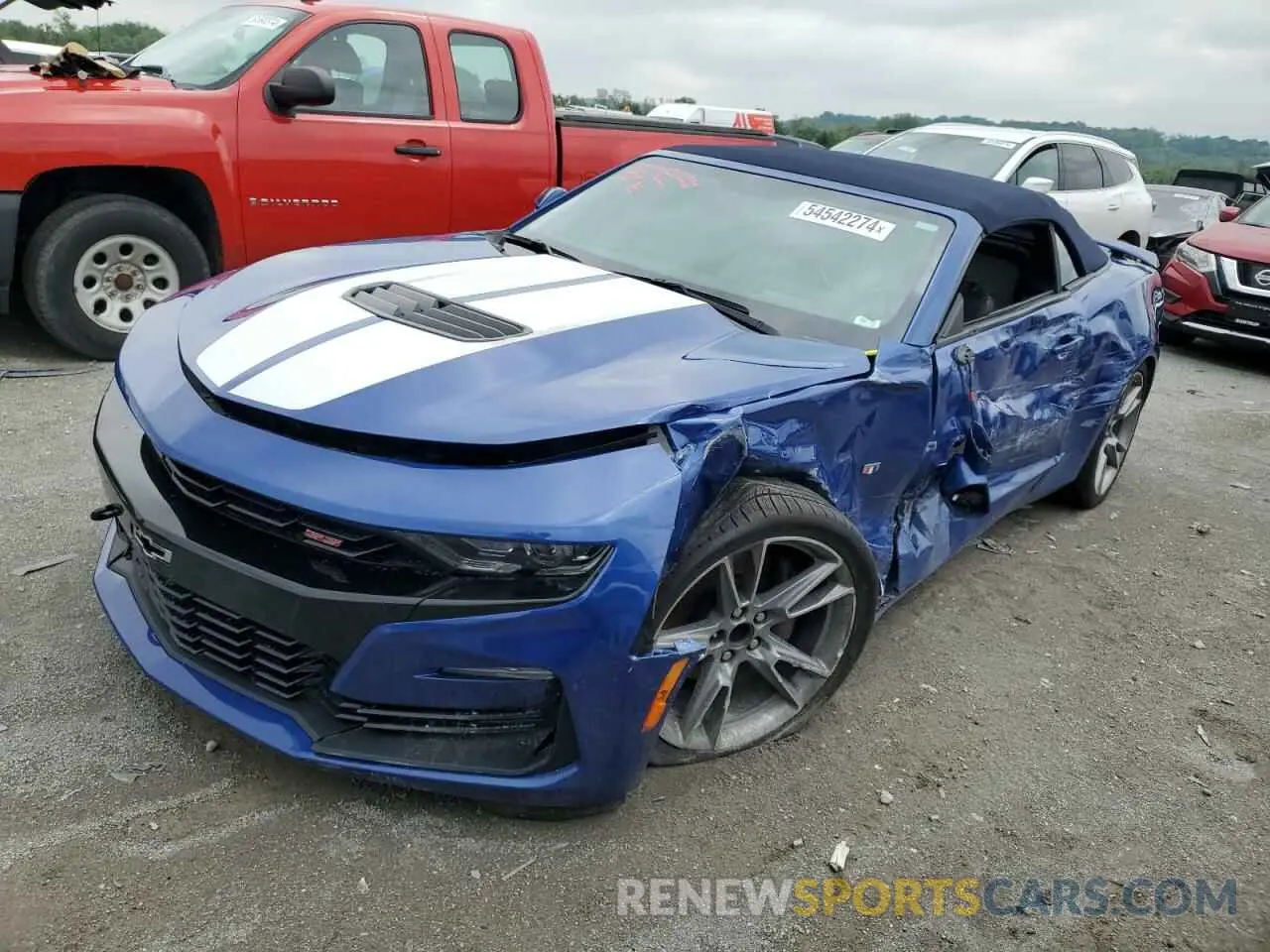 1 Photograph of a damaged car 1G1FH3D70K0108433 CHEVROLET CAMARO 2019