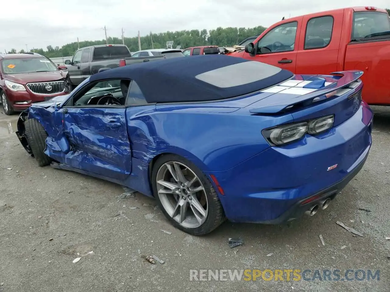 2 Photograph of a damaged car 1G1FH3D70K0108433 CHEVROLET CAMARO 2019