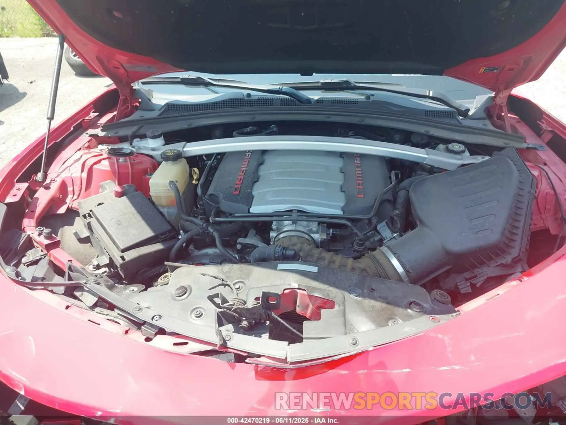 10 Photograph of a damaged car 1G1FH3D75K0138186 CHEVROLET CAMARO 2019
