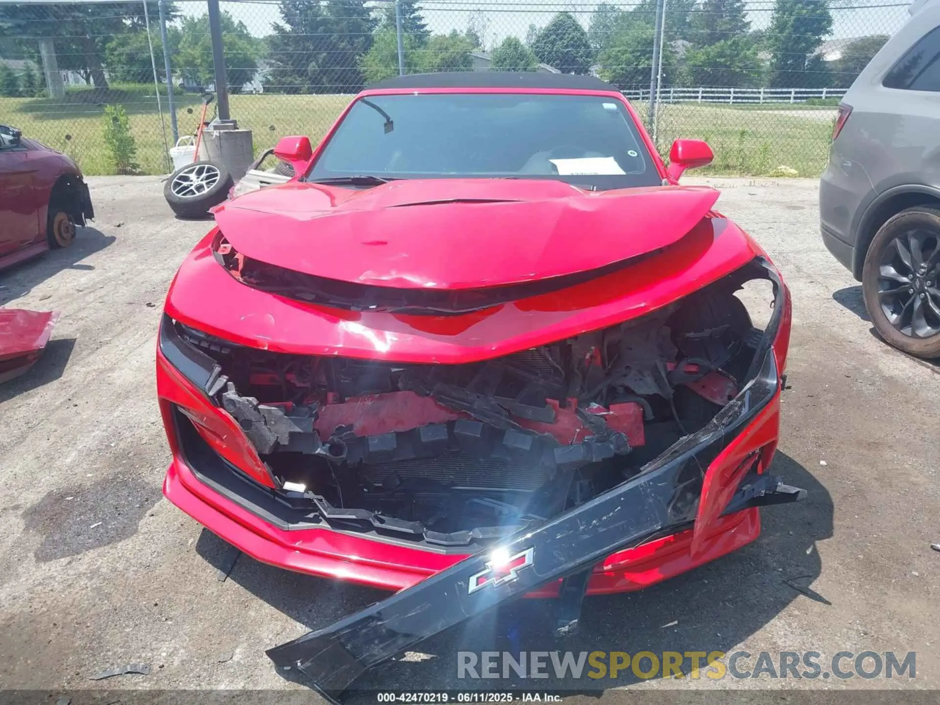 12 Photograph of a damaged car 1G1FH3D75K0138186 CHEVROLET CAMARO 2019