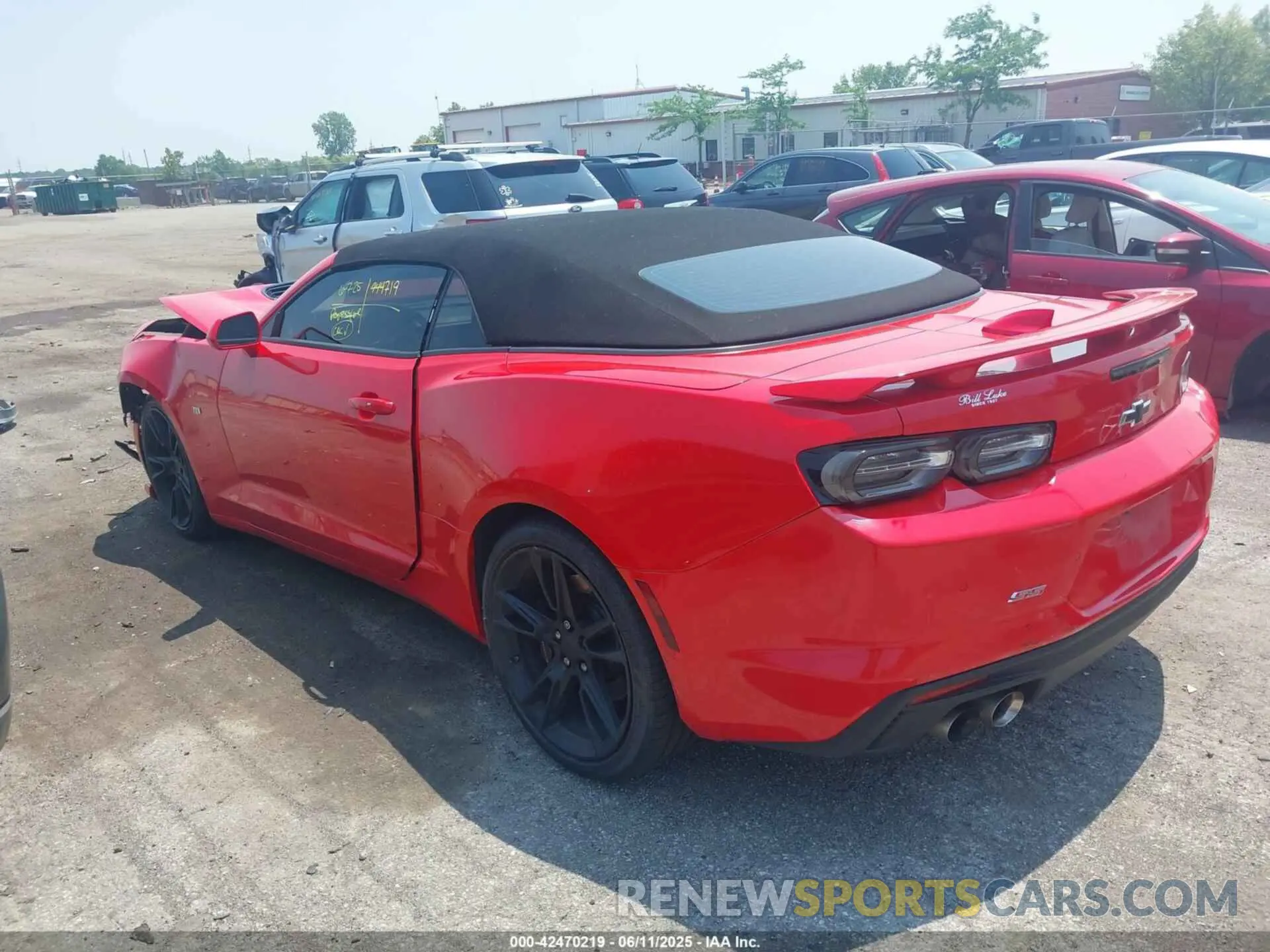 3 Photograph of a damaged car 1G1FH3D75K0138186 CHEVROLET CAMARO 2019