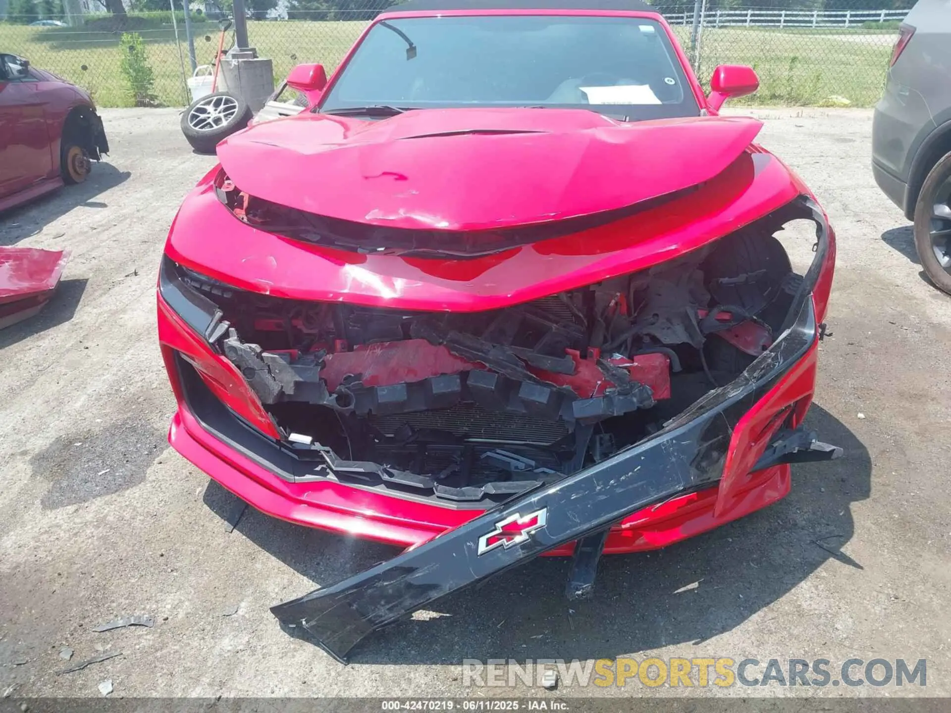 6 Photograph of a damaged car 1G1FH3D75K0138186 CHEVROLET CAMARO 2019
