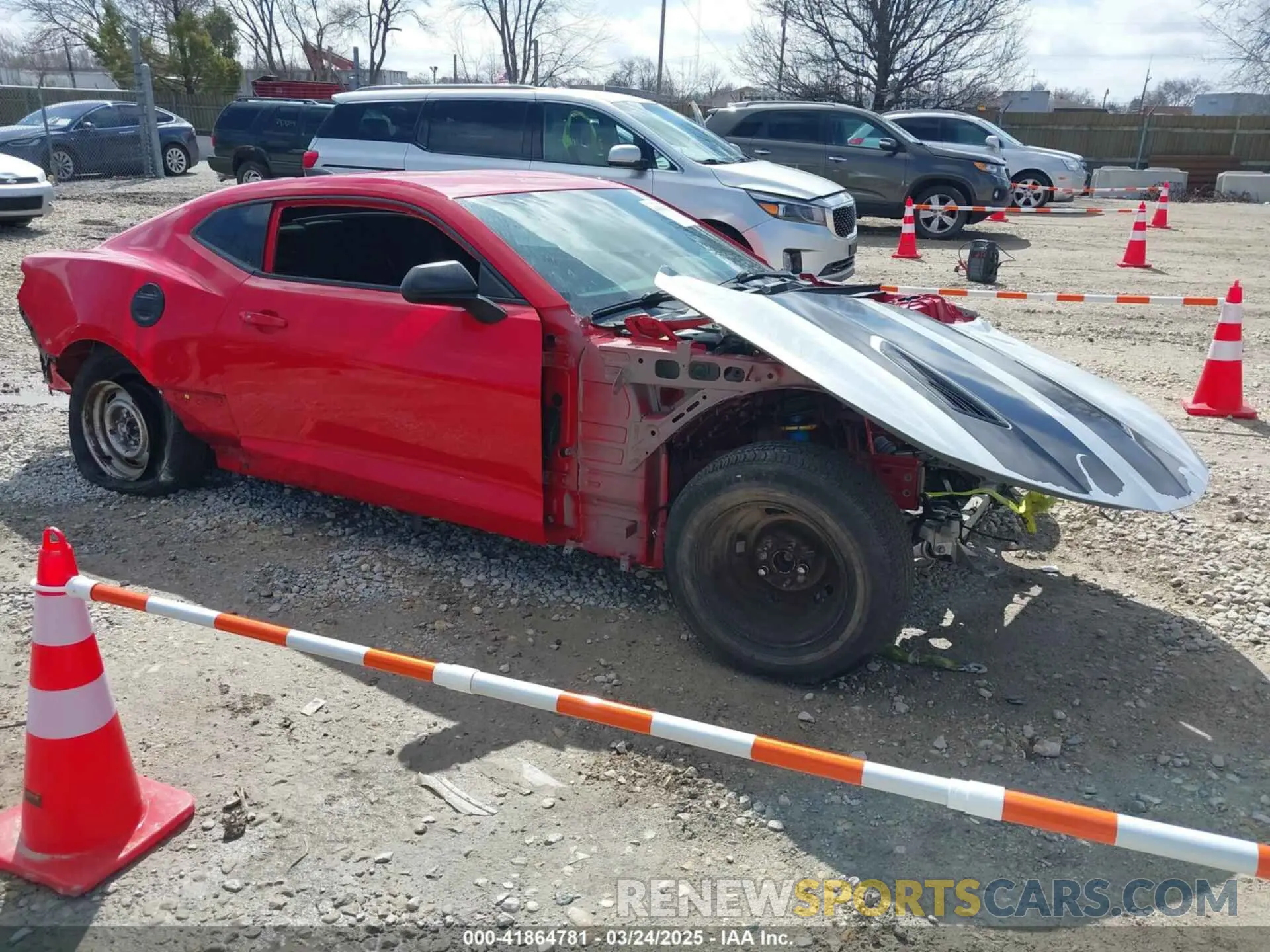 1 Photograph of a damaged car 1G1FJ1R63K0122724 CHEVROLET CAMARO 2019