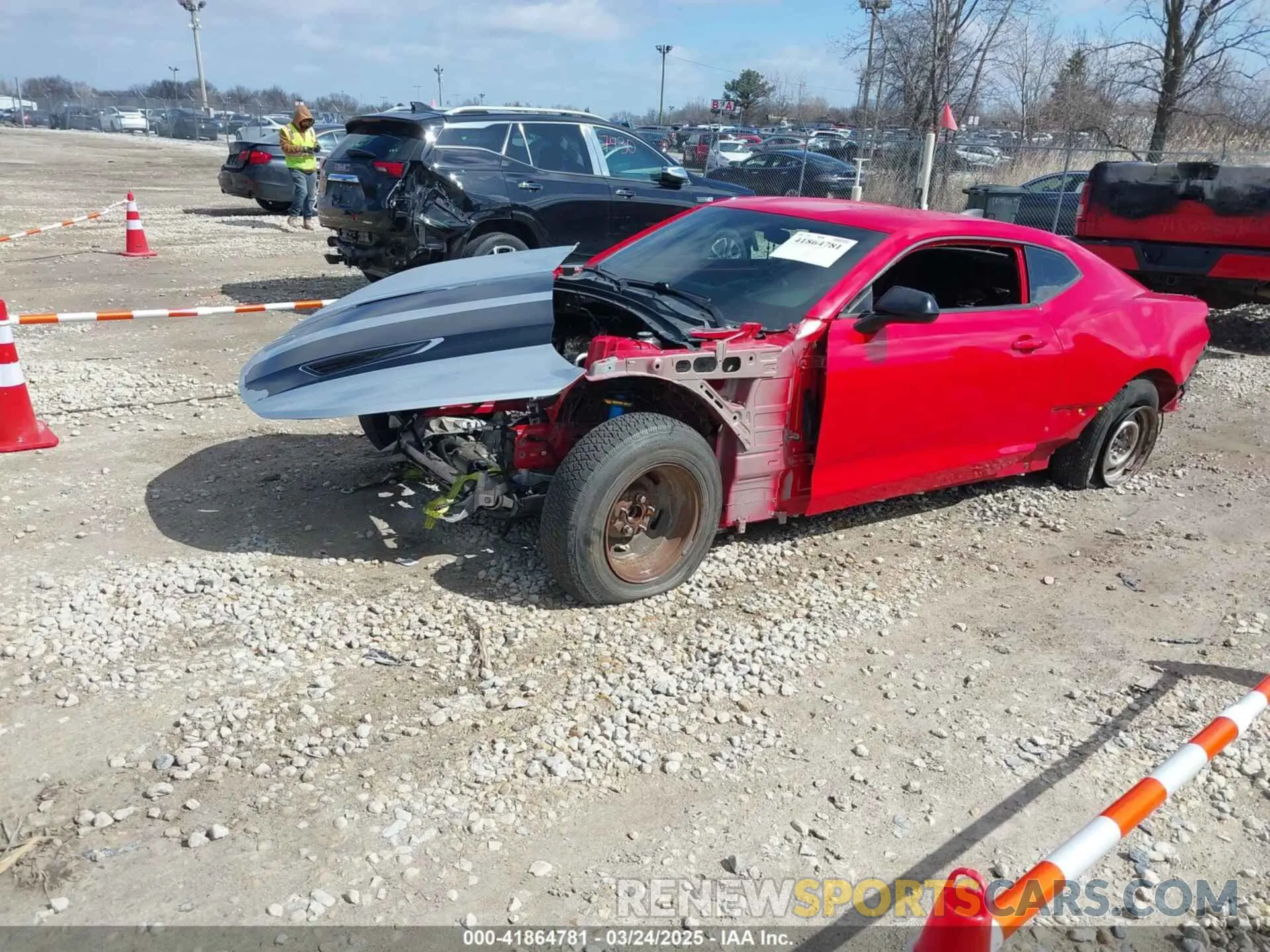 2 Photograph of a damaged car 1G1FJ1R63K0122724 CHEVROLET CAMARO 2019