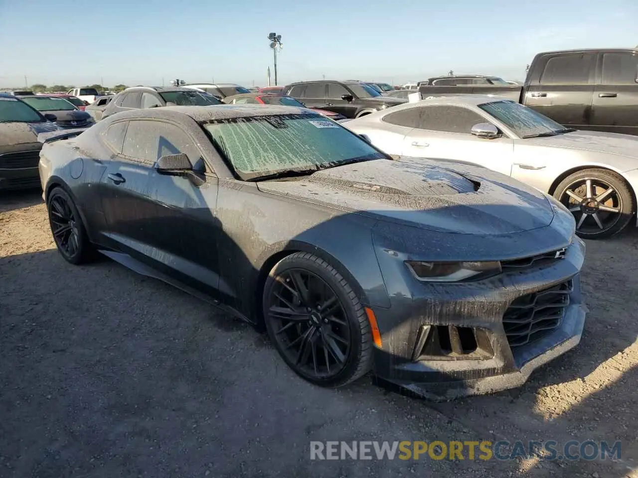 4 Photograph of a damaged car 1G1FJ1R67K0150803 CHEVROLET CAMARO 2019
