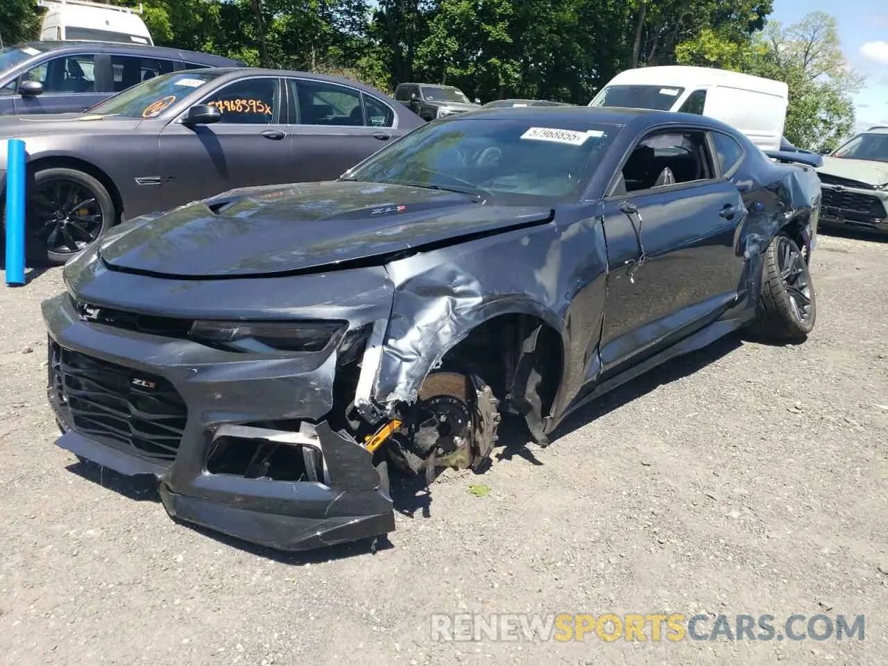 1 Photograph of a damaged car 1G1FK1R61K0132231 CHEVROLET CAMARO 2019