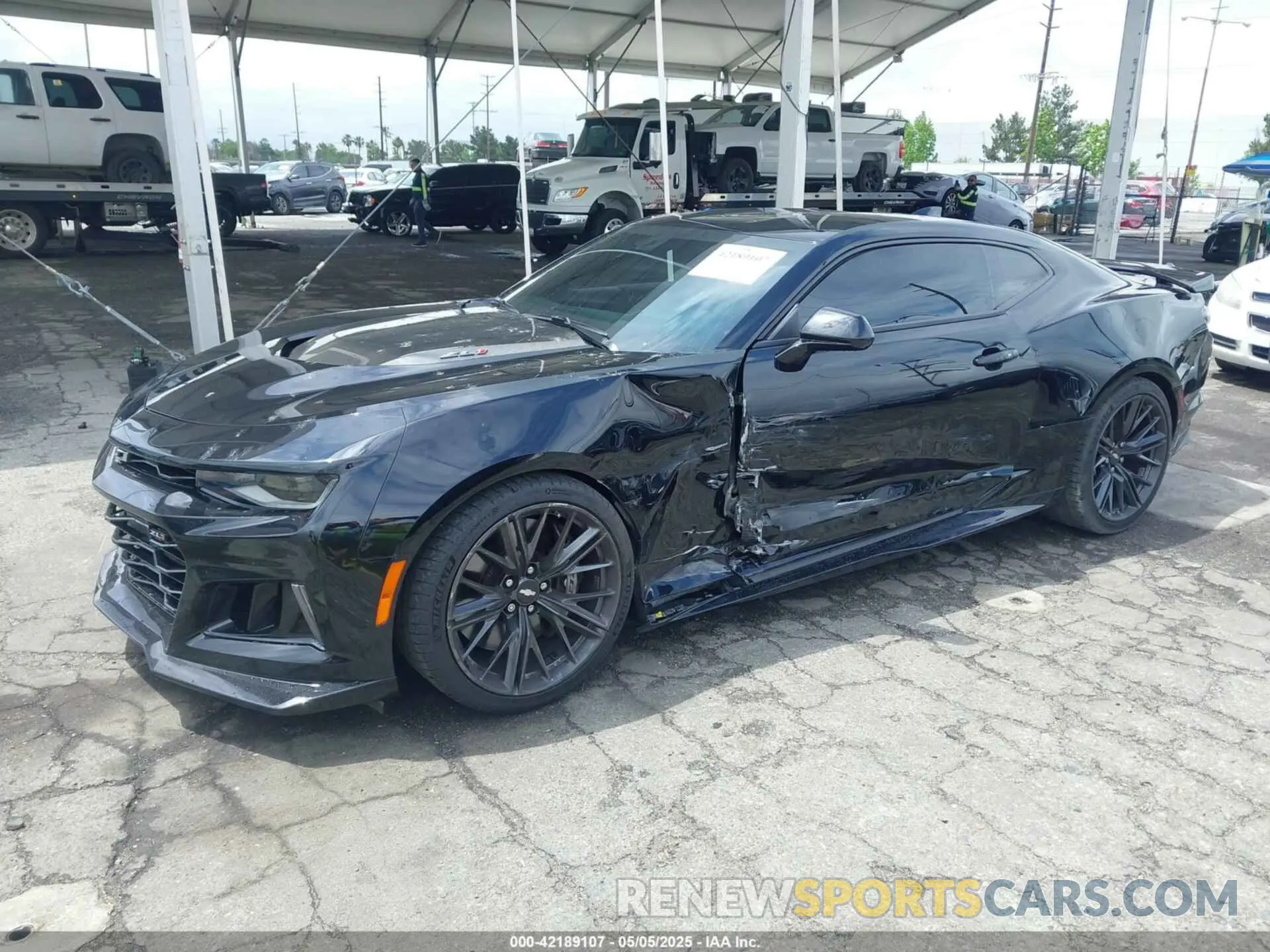 2 Photograph of a damaged car 1G1FK1R6XK0127948 CHEVROLET CAMARO 2019
