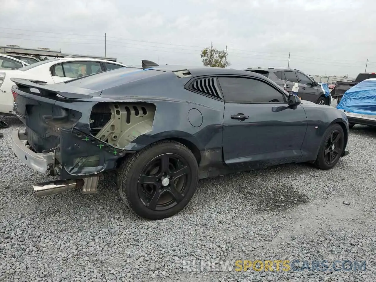 3 Photograph of a damaged car 1G1FB1RS1L0105237 CHEVROLET CAMARO 2020