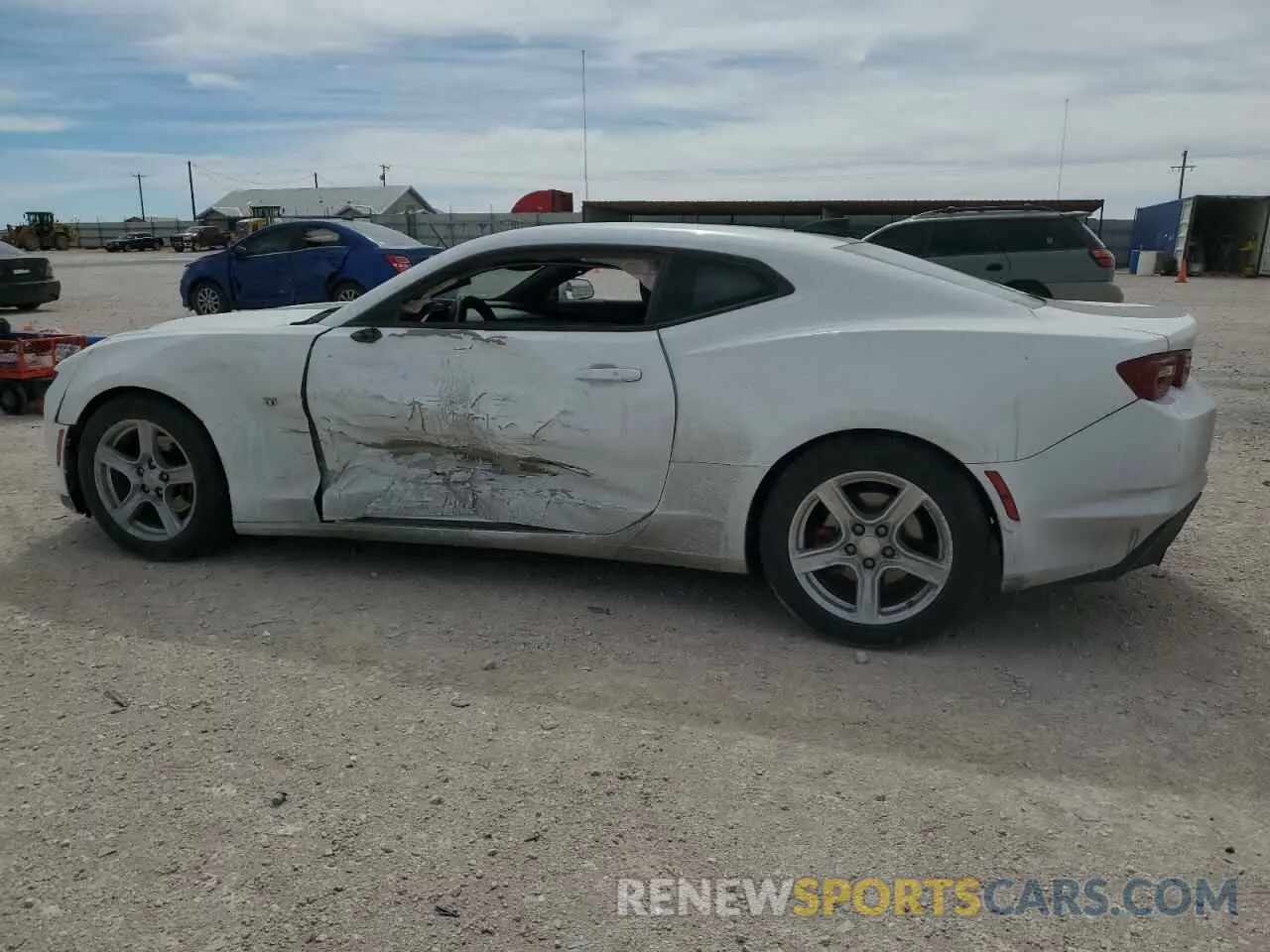 2 Photograph of a damaged car 1G1FB1RS2L0104565 CHEVROLET CAMARO 2020
