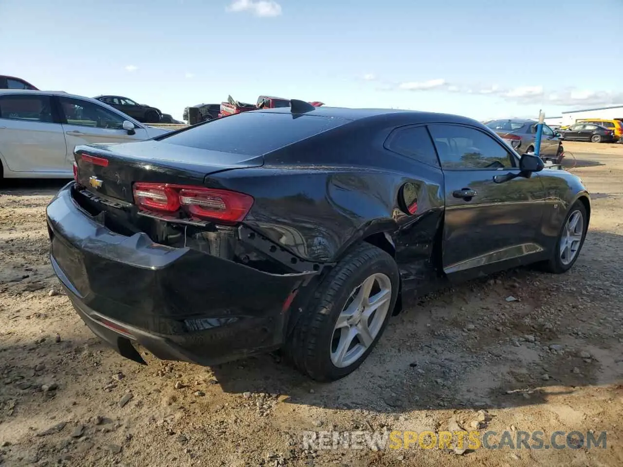 3 Photograph of a damaged car 1G1FB1RS4L0114806 CHEVROLET CAMARO 2020