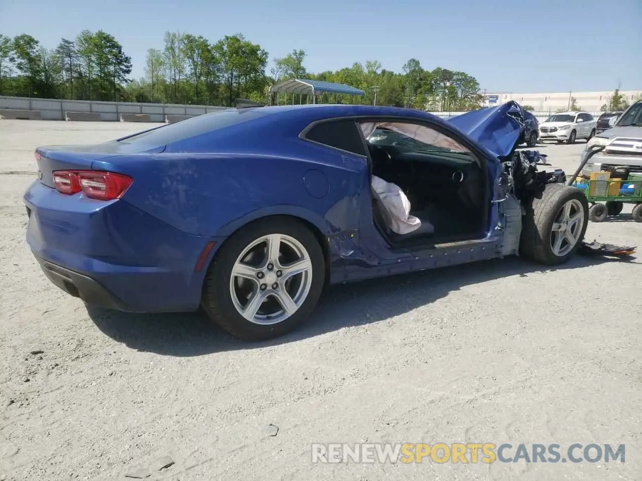 3 Photograph of a damaged car 1G1FB1RS4L0149989 CHEVROLET CAMARO 2020
