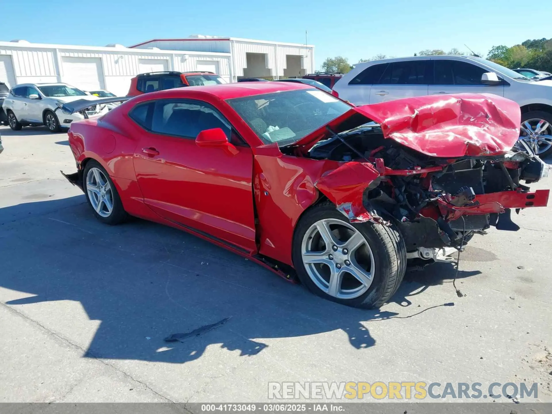 1 Photograph of a damaged car 1G1FB1RS6L0109154 CHEVROLET CAMARO 2020