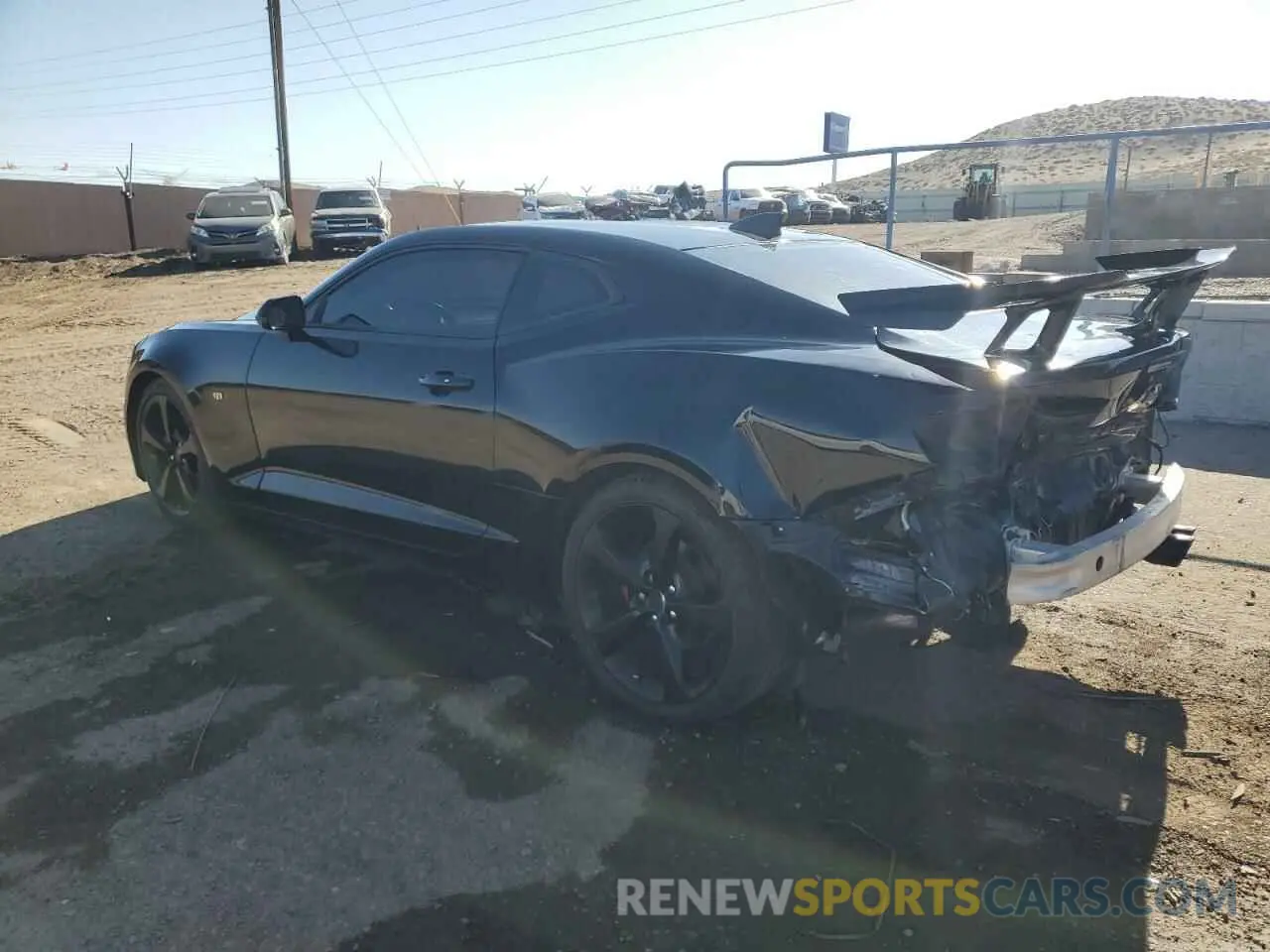 2 Photograph of a damaged car 1G1FB1RS6L0113379 CHEVROLET CAMARO 2020
