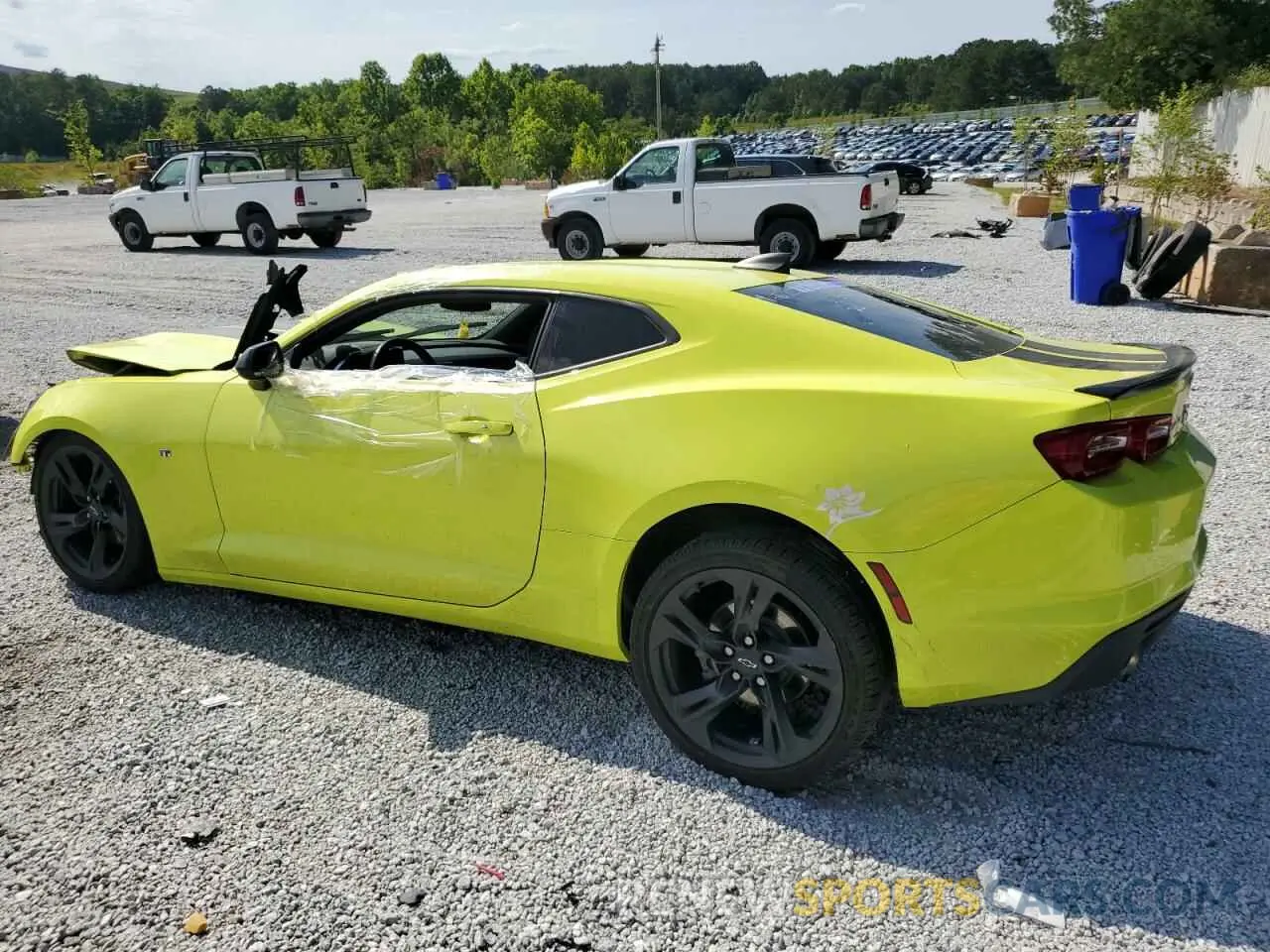 2 Photograph of a damaged car 1G1FB1RS7L0107512 CHEVROLET CAMARO 2020