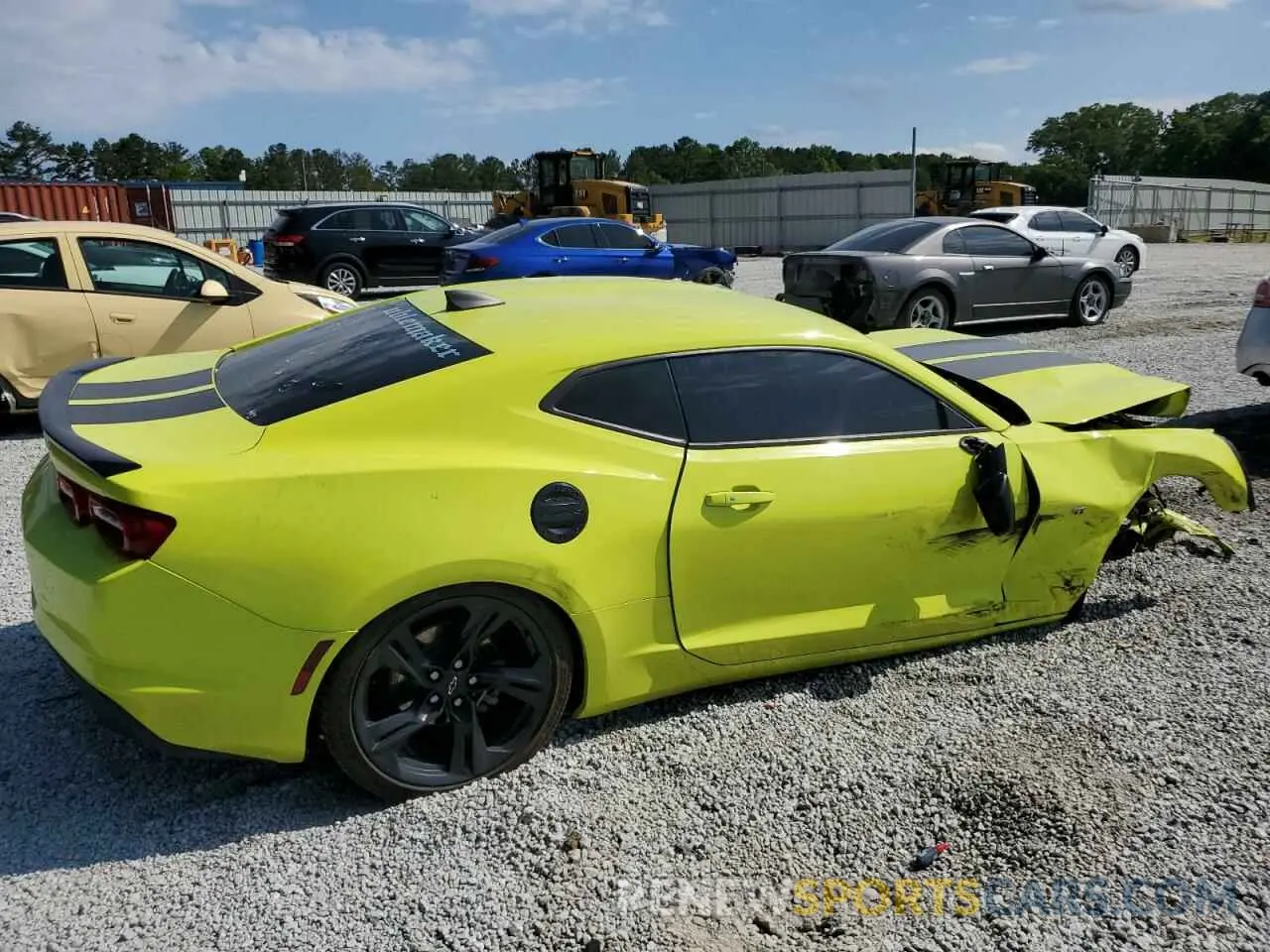 3 Photograph of a damaged car 1G1FB1RS7L0107512 CHEVROLET CAMARO 2020