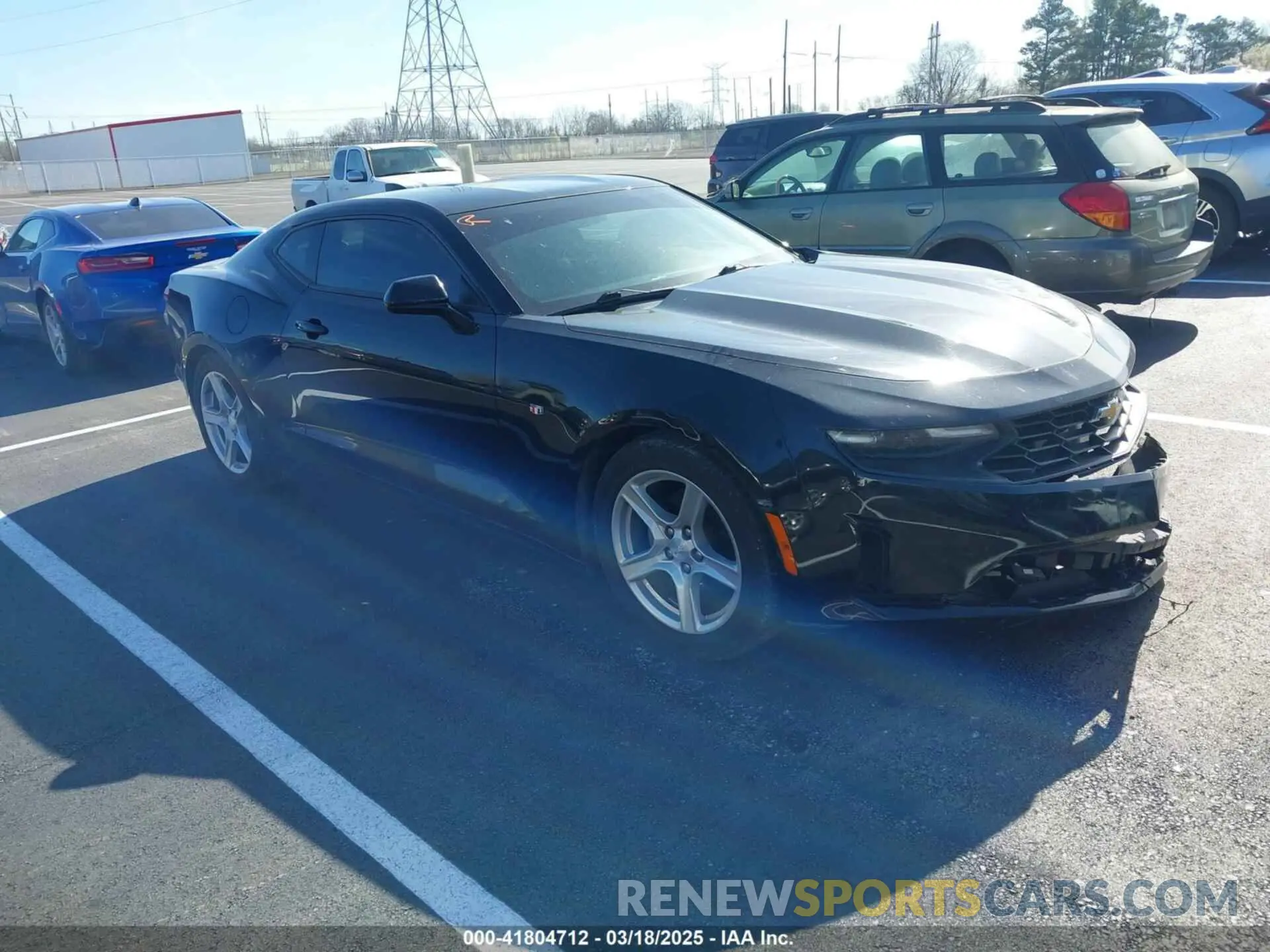 1 Photograph of a damaged car 1G1FB1RSXL0112266 CHEVROLET CAMARO 2020