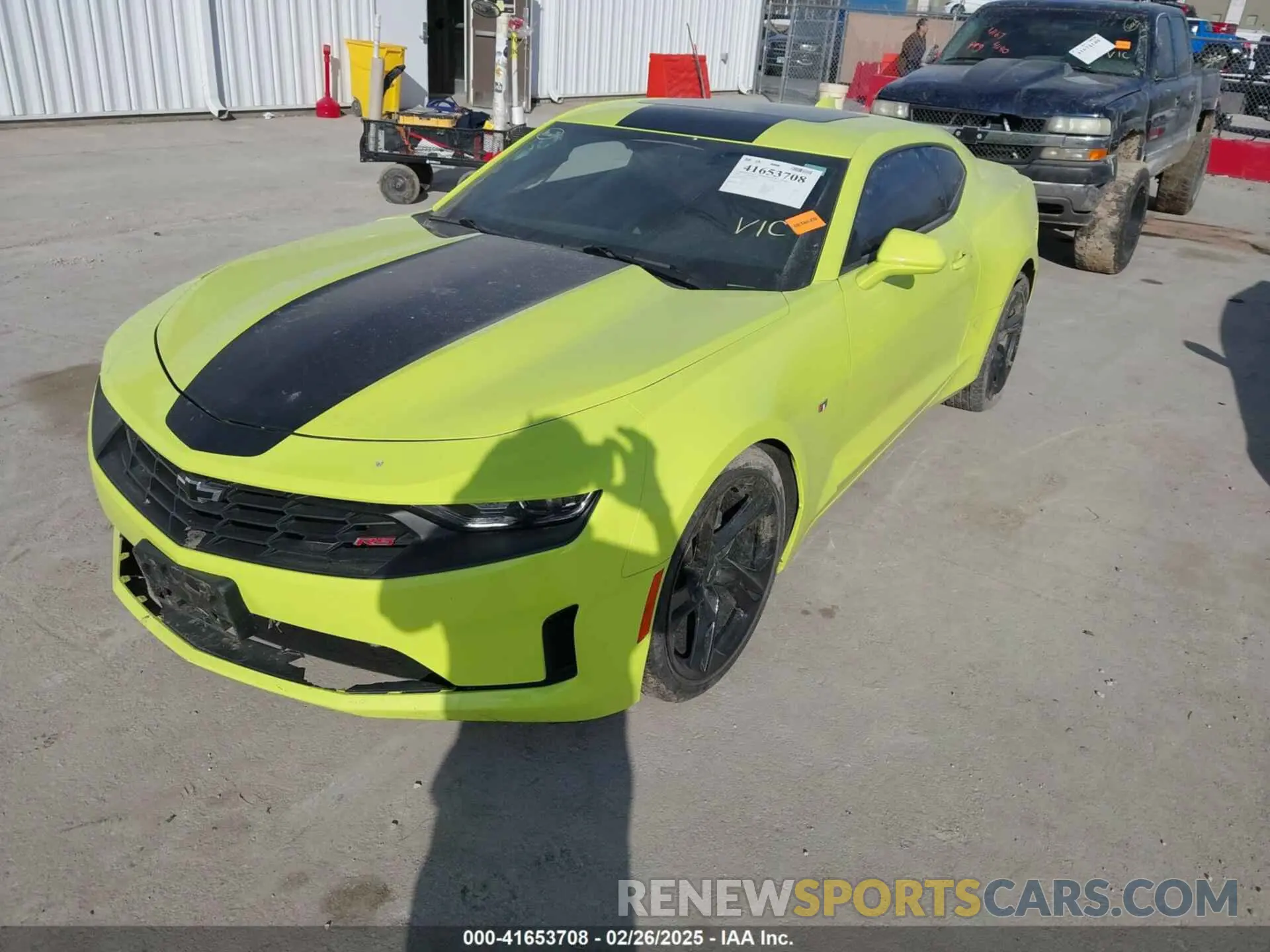 2 Photograph of a damaged car 1G1FB1RSXL0130718 CHEVROLET CAMARO 2020