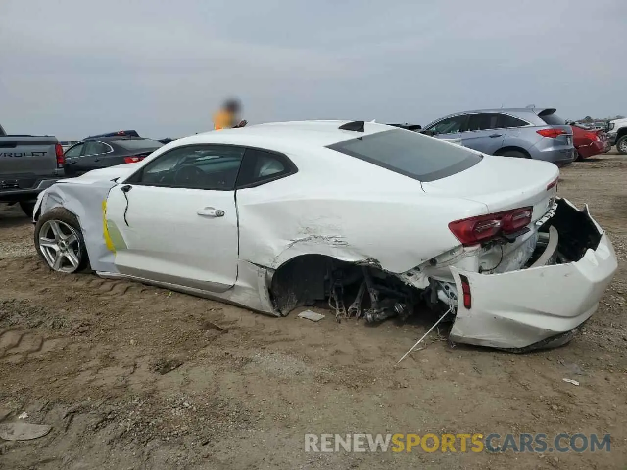 2 Photograph of a damaged car 1G1FB1RX0L0116838 CHEVROLET CAMARO 2020